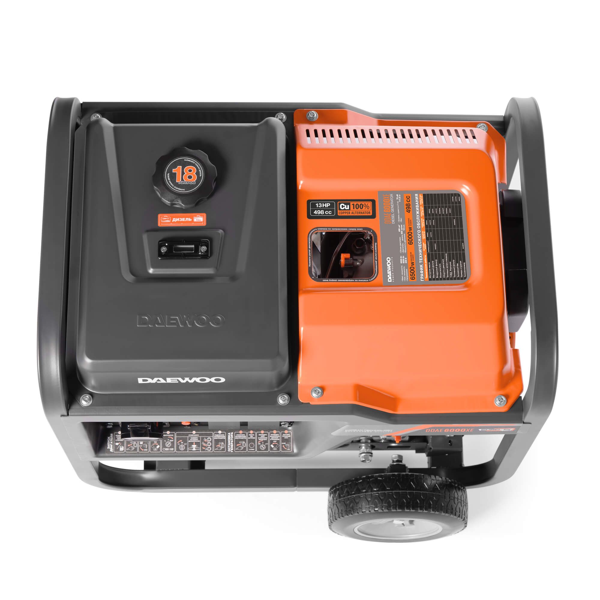 Дизельный генератор DAEWOO DDAE 6000XE