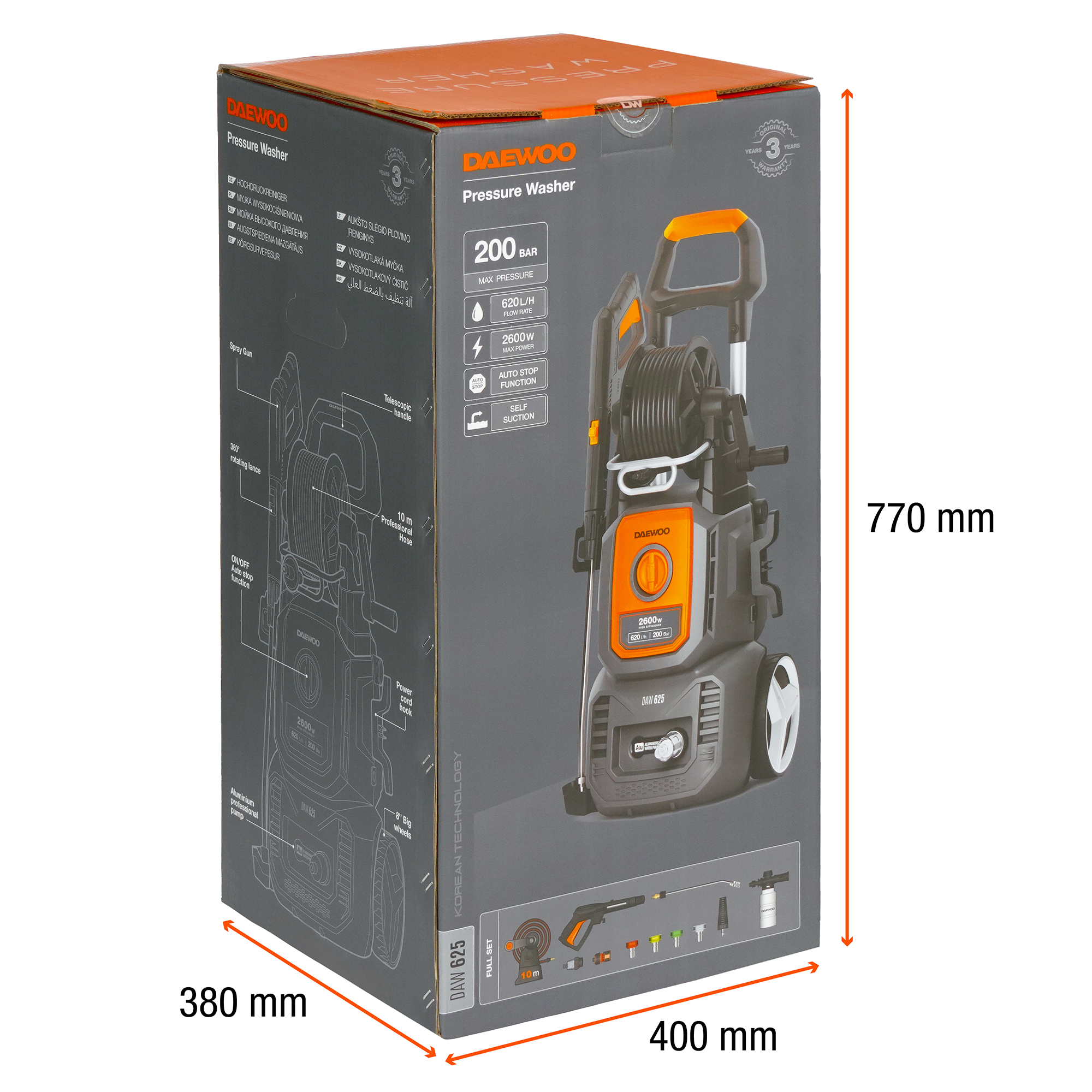 Мойка высокого давления DAEWOO DAW 625