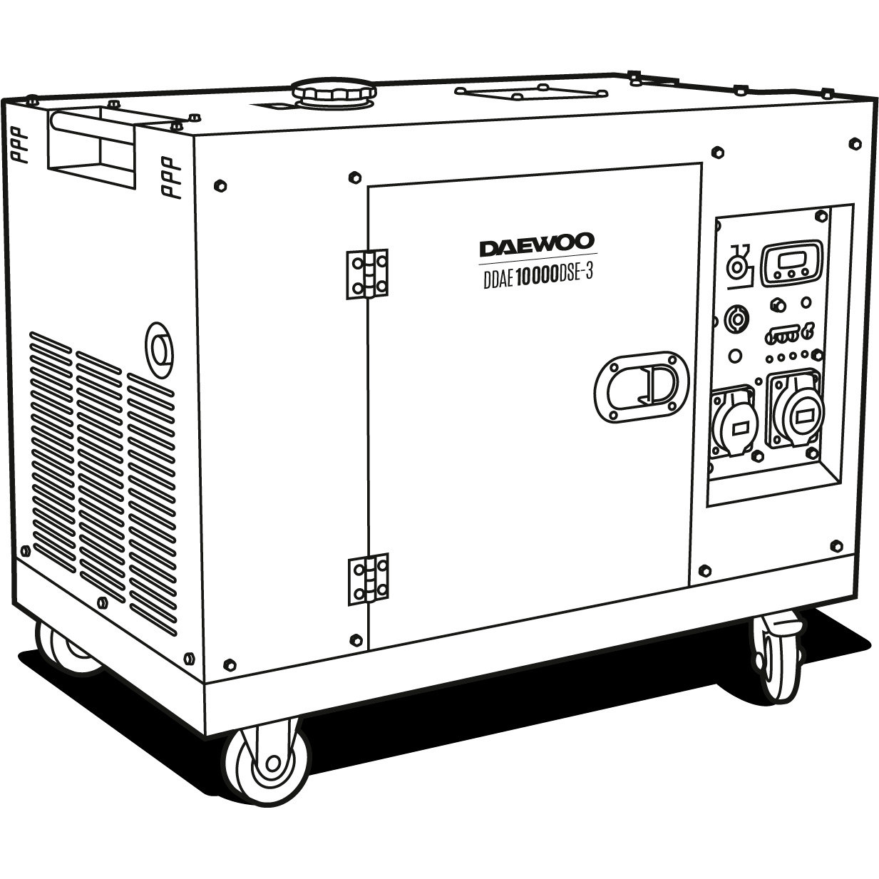 Дизельный генератор DAEWOO DDAE 10000DSE-3 (2024)