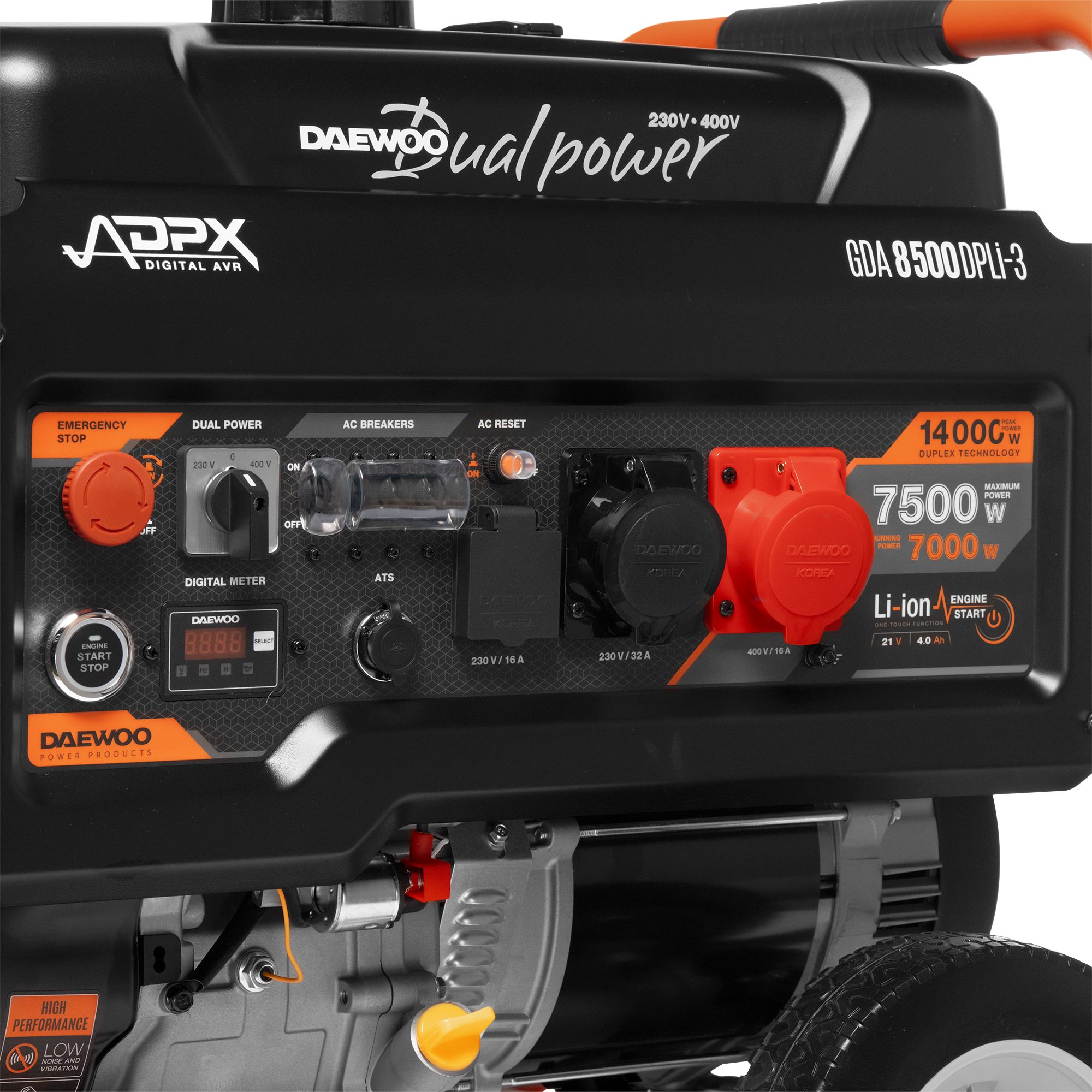Бензиновый генератор DAEWOO GDA 8500DPLi-3