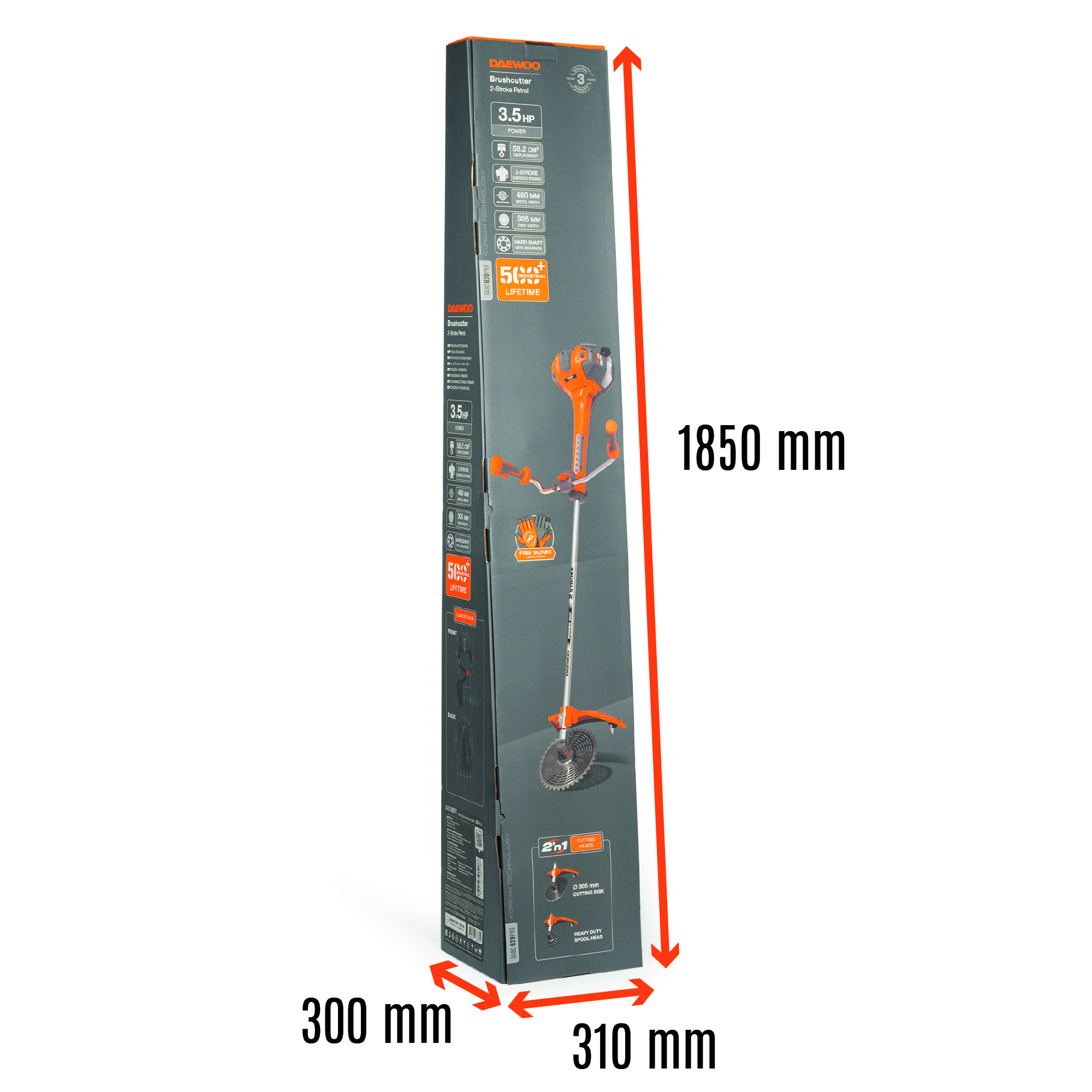Коса бензиновая DAEWOO DABC 620 PRO