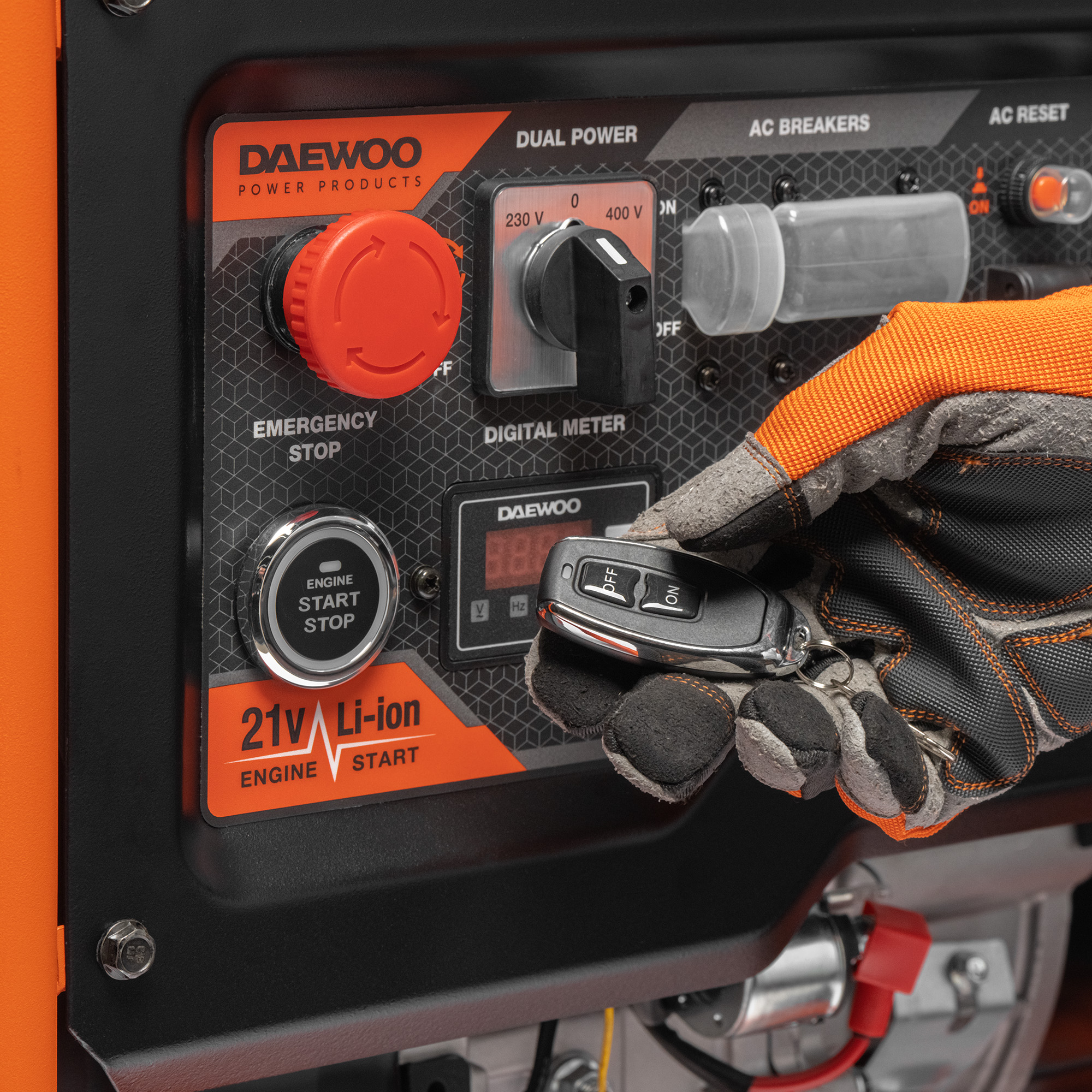 Бензиновый газовый генератор DAEWOO GDA 10500DPLi-3F