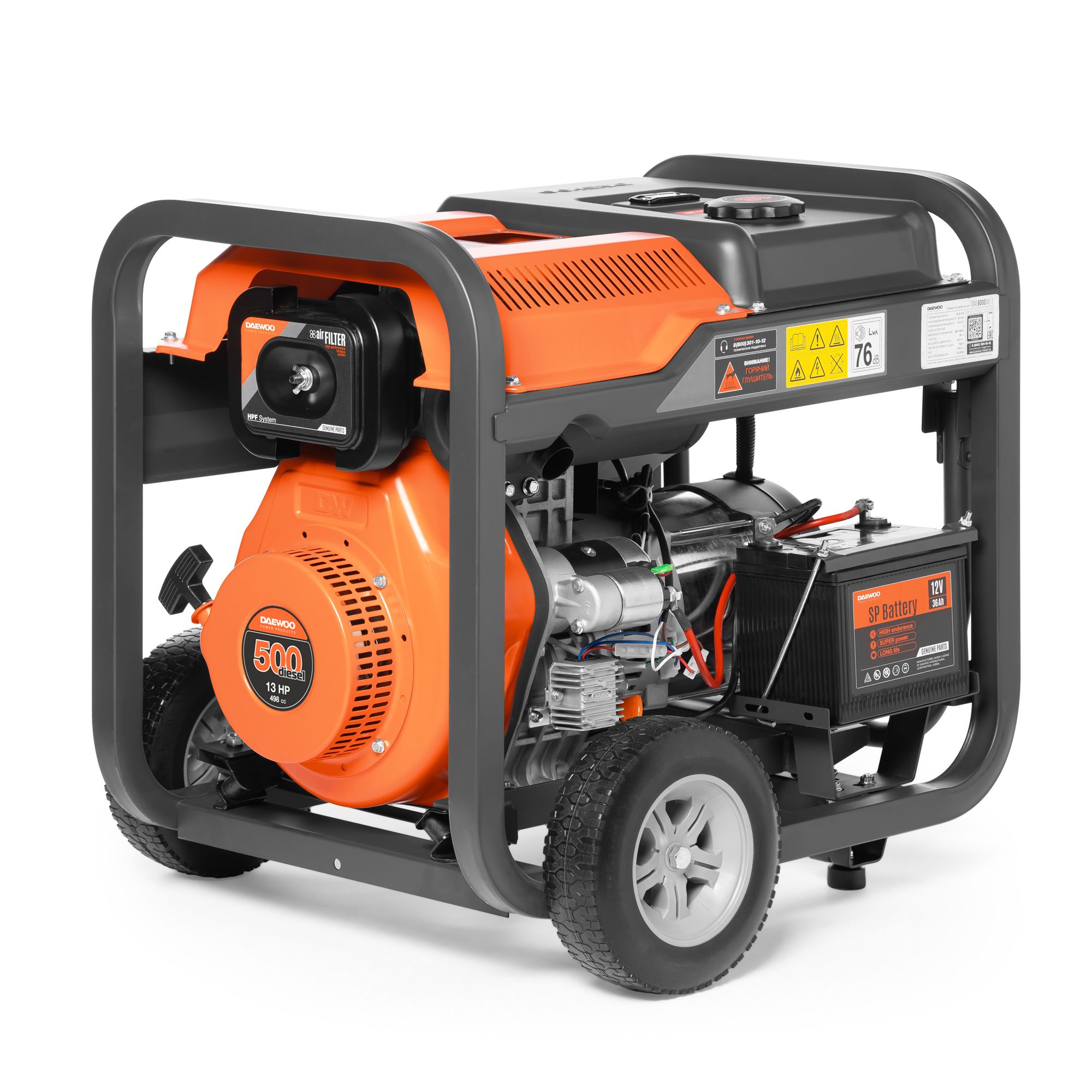 Дизельный генератор DAEWOO DDAE 6000DXE-3