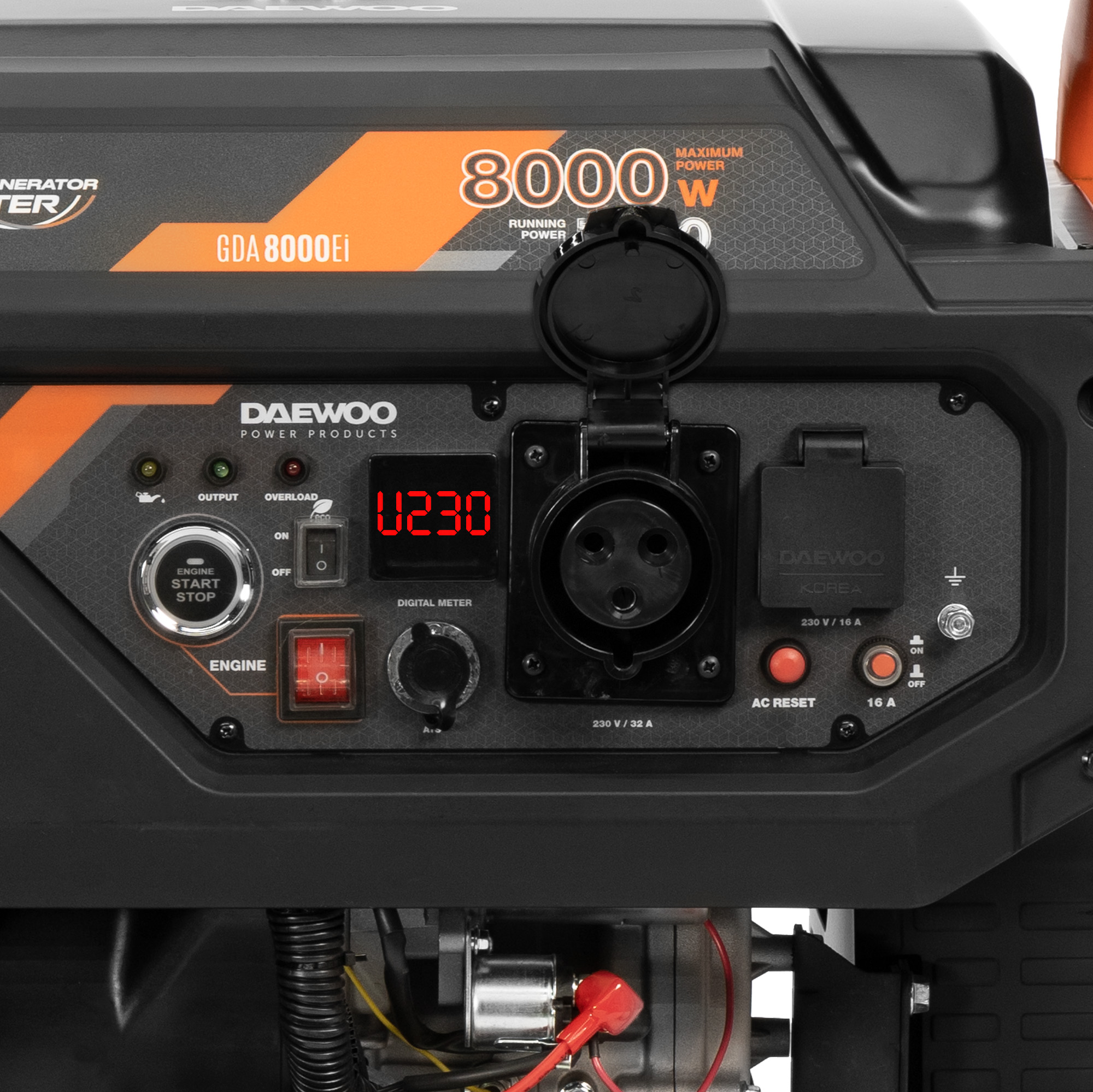 Инверторный бензиновый генератор DAEWOO GDA 8000Ei