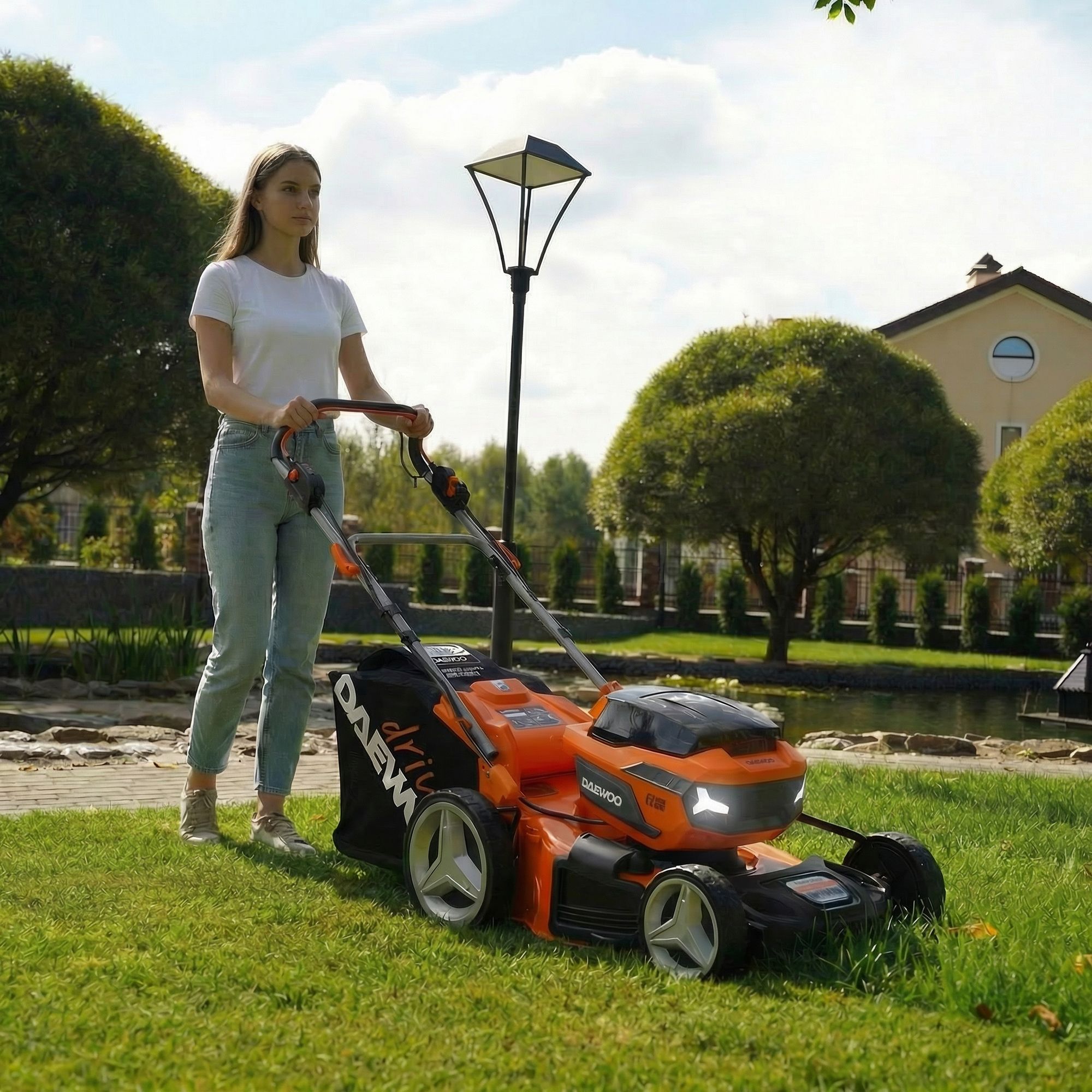 Газонокосилка аккумуляторная DAEWOO DLM 5042Li