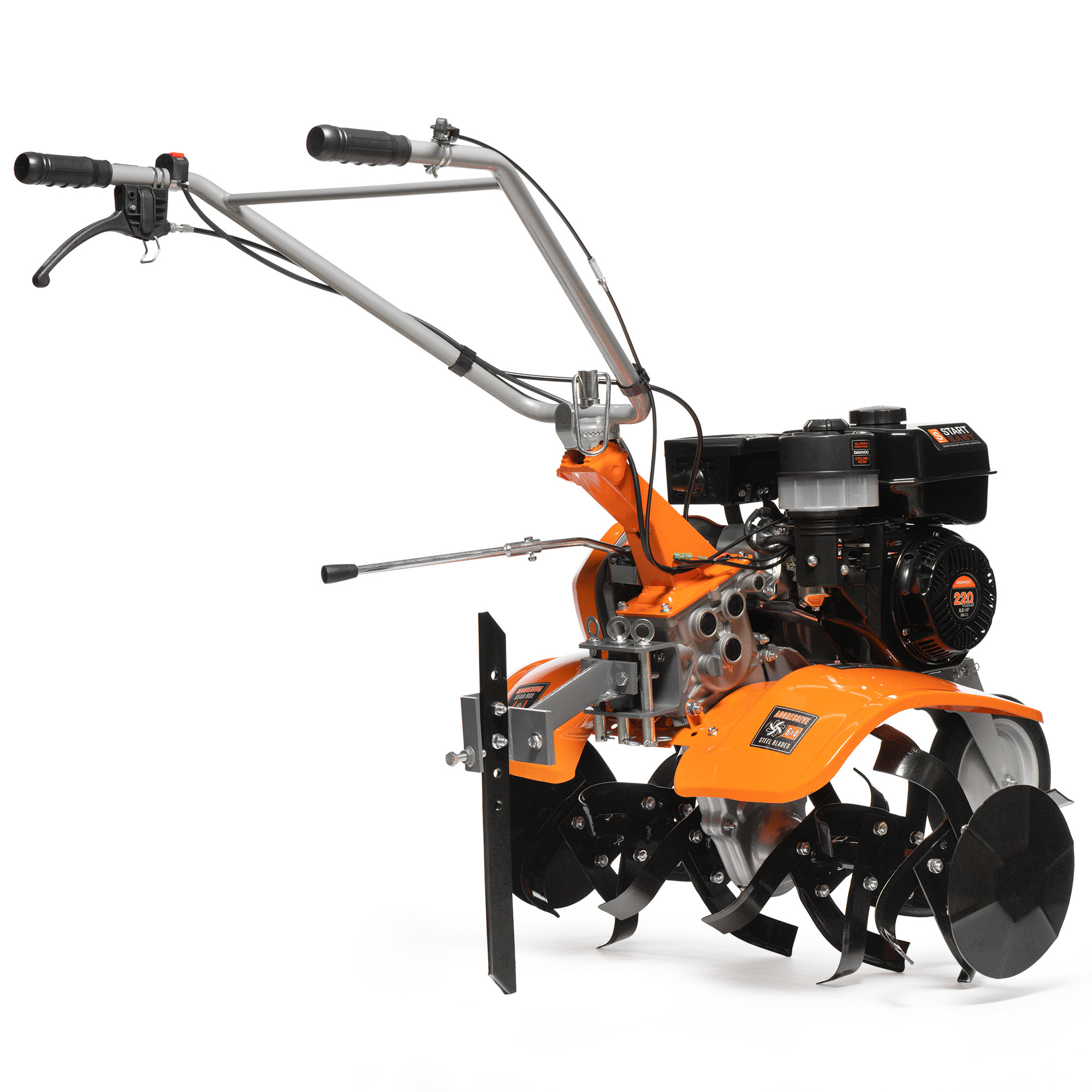 Культиватор бензиновый с колесами DAEWOO DAT 900R