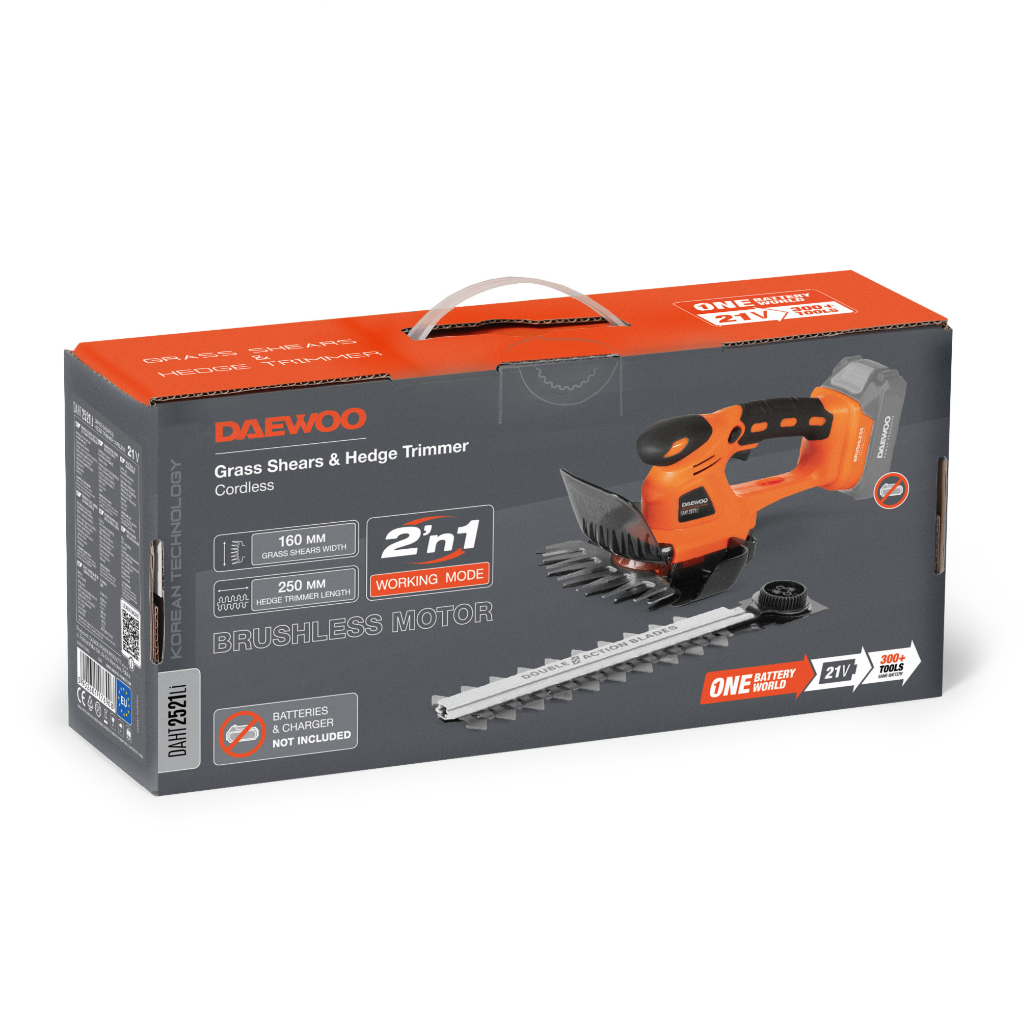 Кусторез аккумуляторный DAEWOO DAHT 2521Li