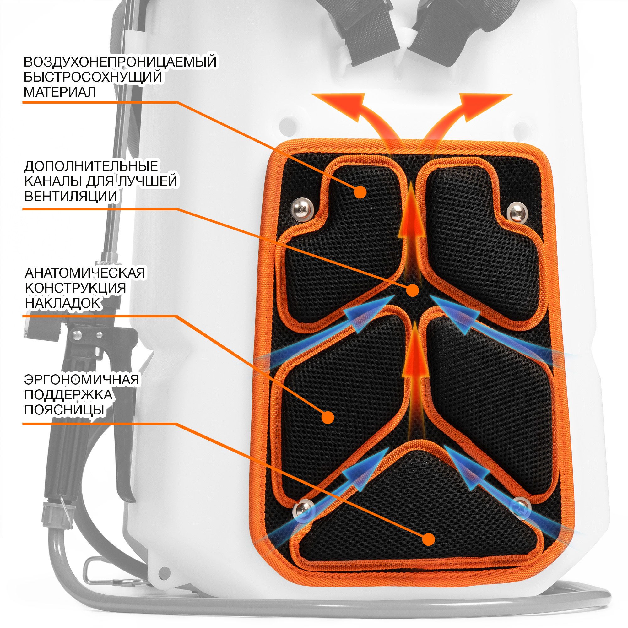 Аккумуляторный опрыскиватель с функцией смешивания DAEWOO DSA 1621Li SET