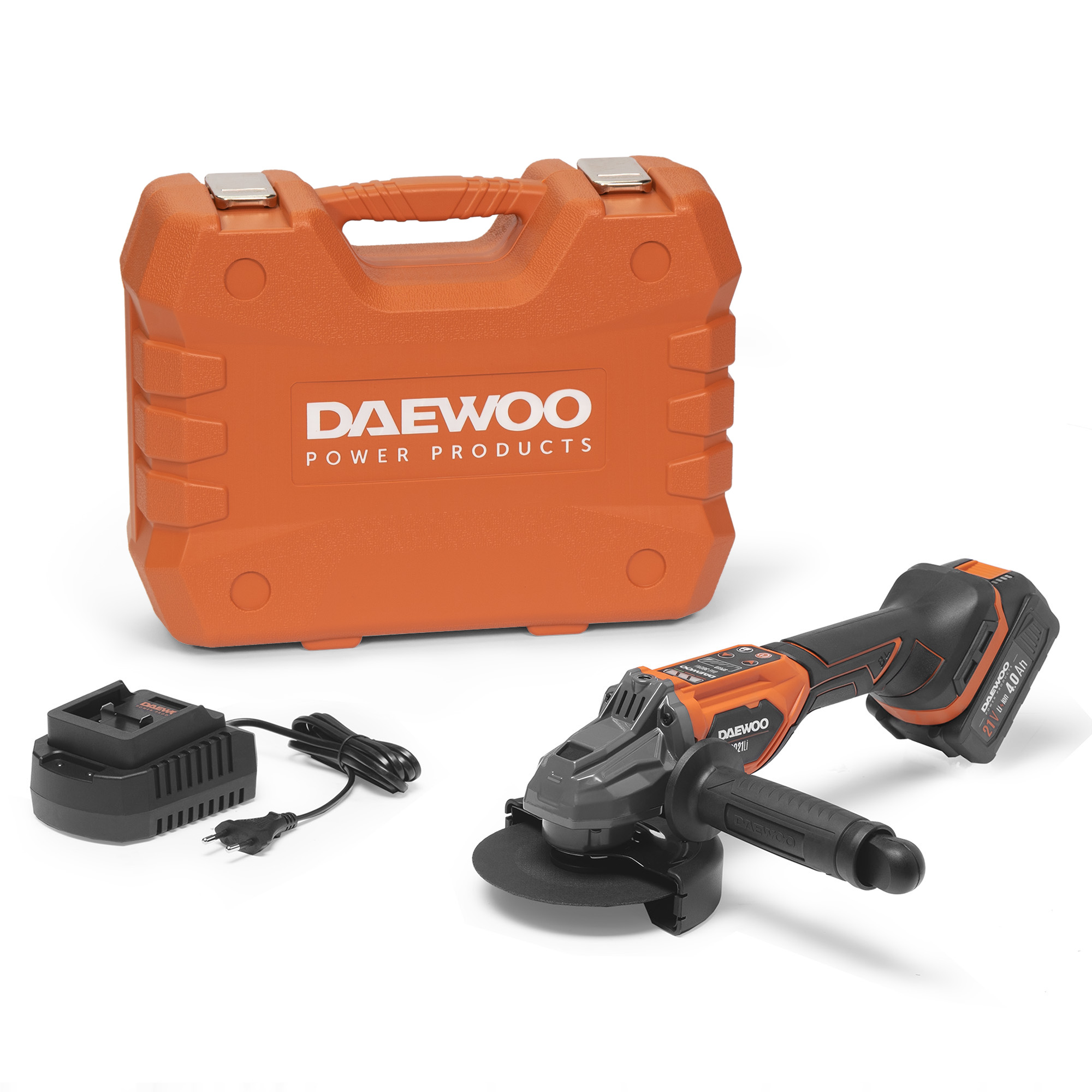 Углошлифовальная машина аккумуляторная DAEWOO DAG 3021Li SET