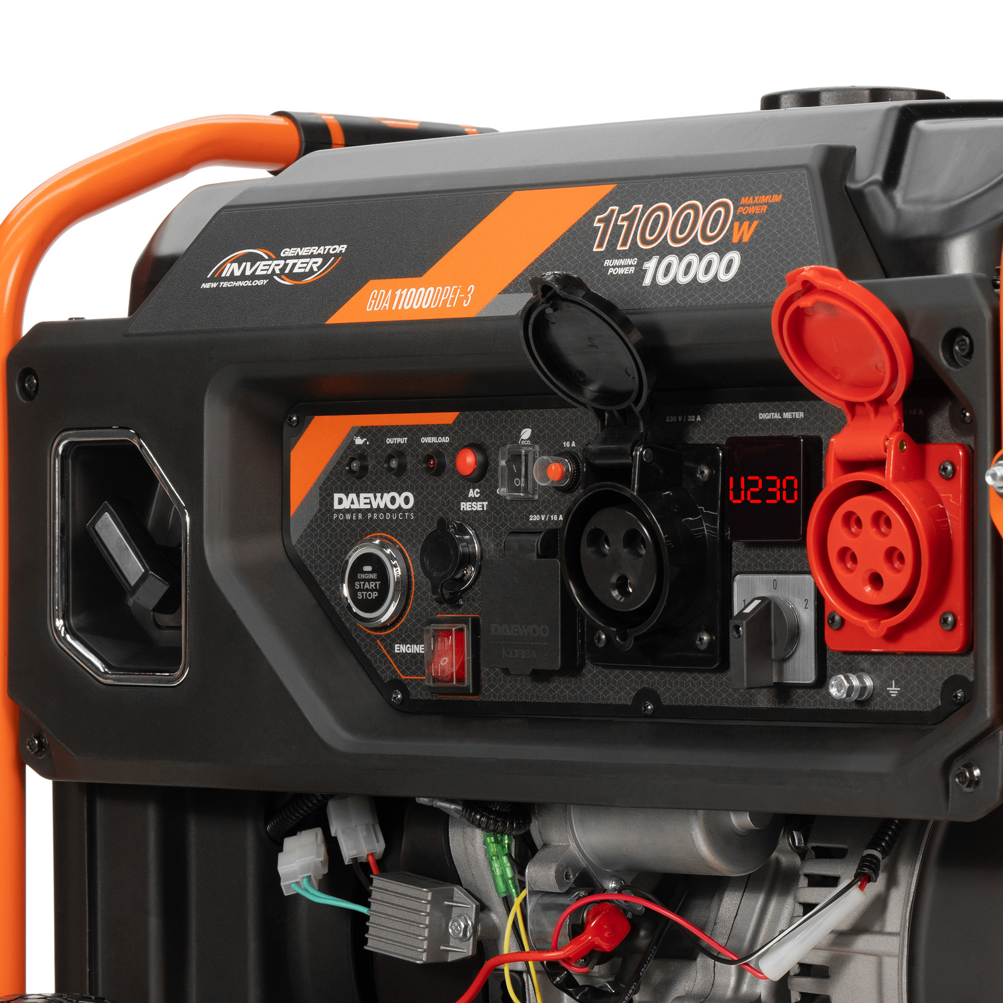 Инверторный бензиновый генератор DAEWOO GDA 11000DPEi-3
