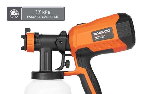 Краскопульт аккумуляторный DAEWOO DAPS 1121Li SET