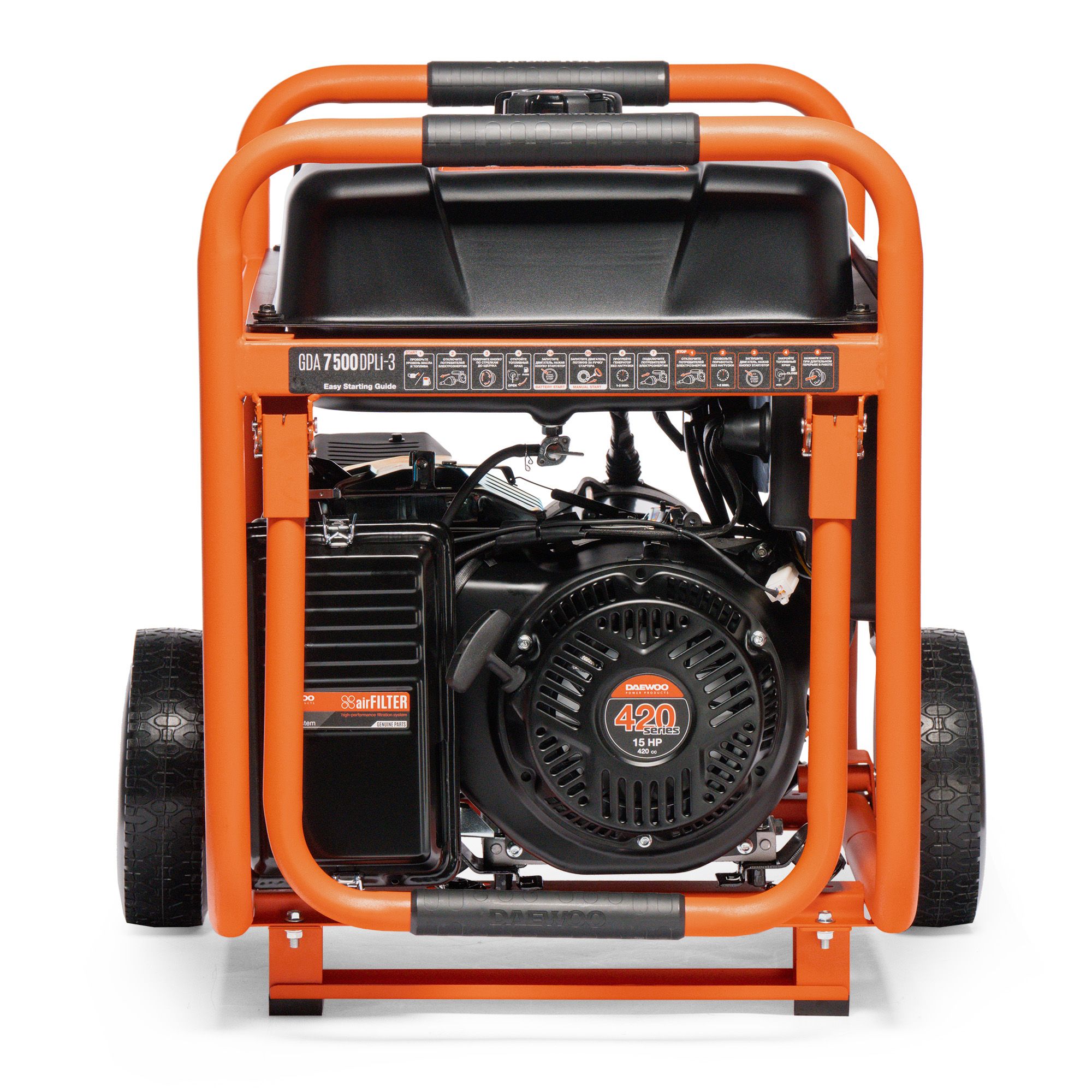 Бензиновый генератор DAEWOO GDA 7500DPLi-3
