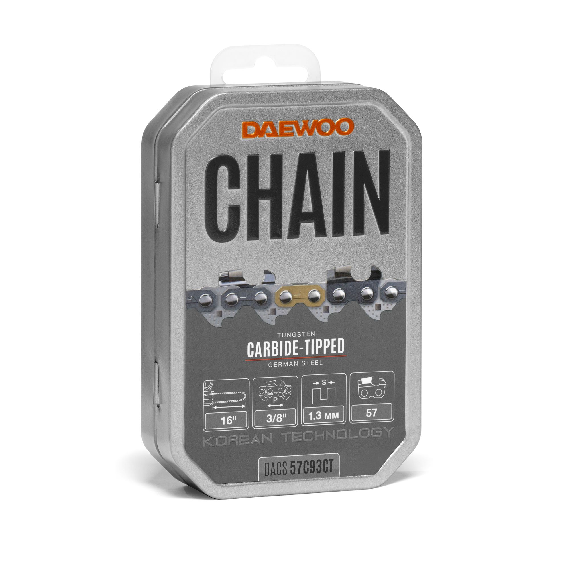 Пильная цепь с твердосплавными напайками DAEWOO DACS 57C93CT