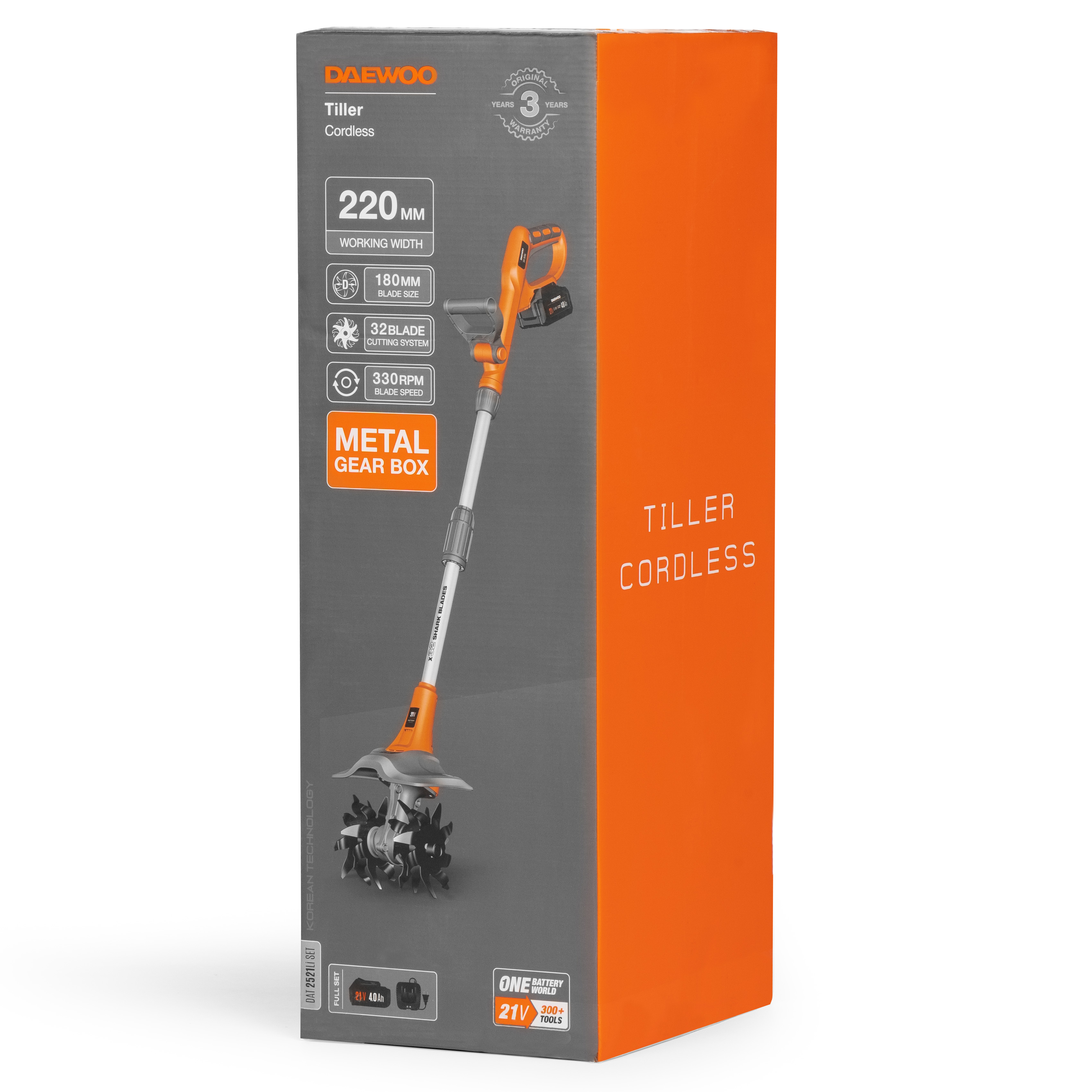 Культиватор аккумуляторный DAEWOO DAT 2521Li