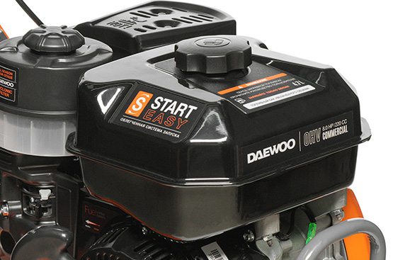 Культиватор бензиновый с колесами Daewoo DAT 900R
