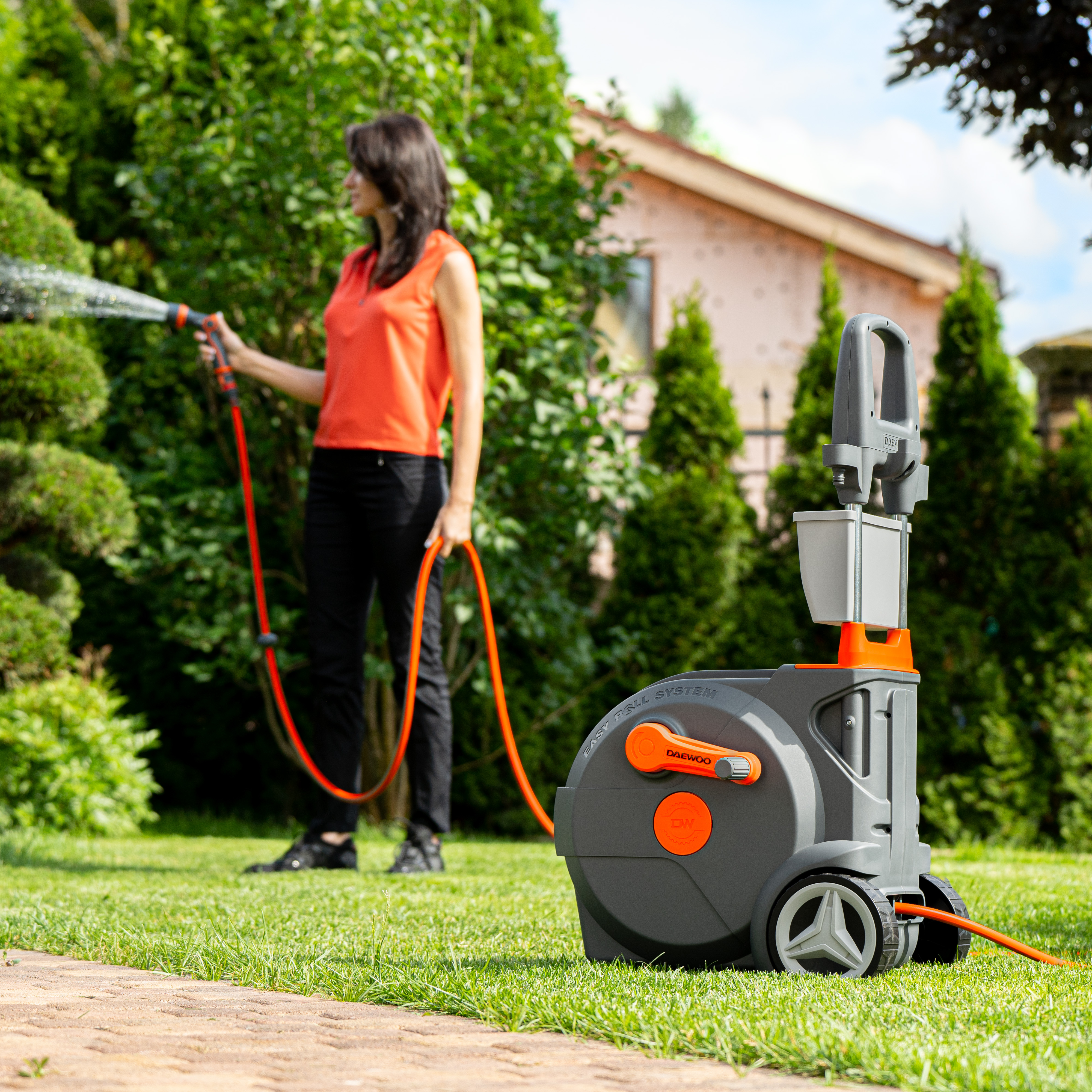 Тележка со шлангом 40м Smart Cart DAEWOO DWR 4040