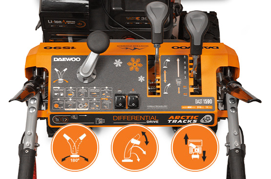 Снегоуборщик бензиновый DAEWOO DAST 1590 (LCT)