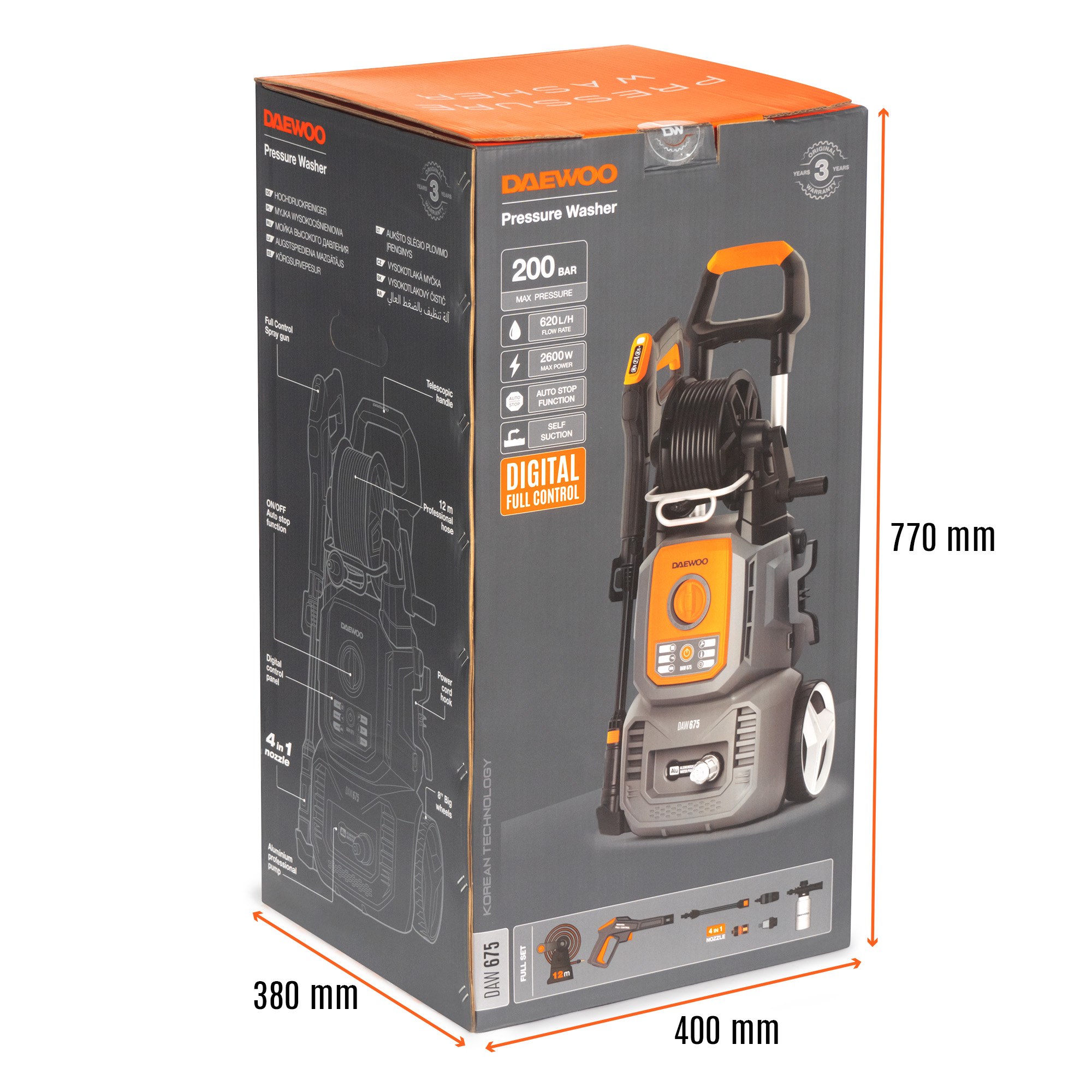 Мойка высокого давления DAEWOO DAW 675