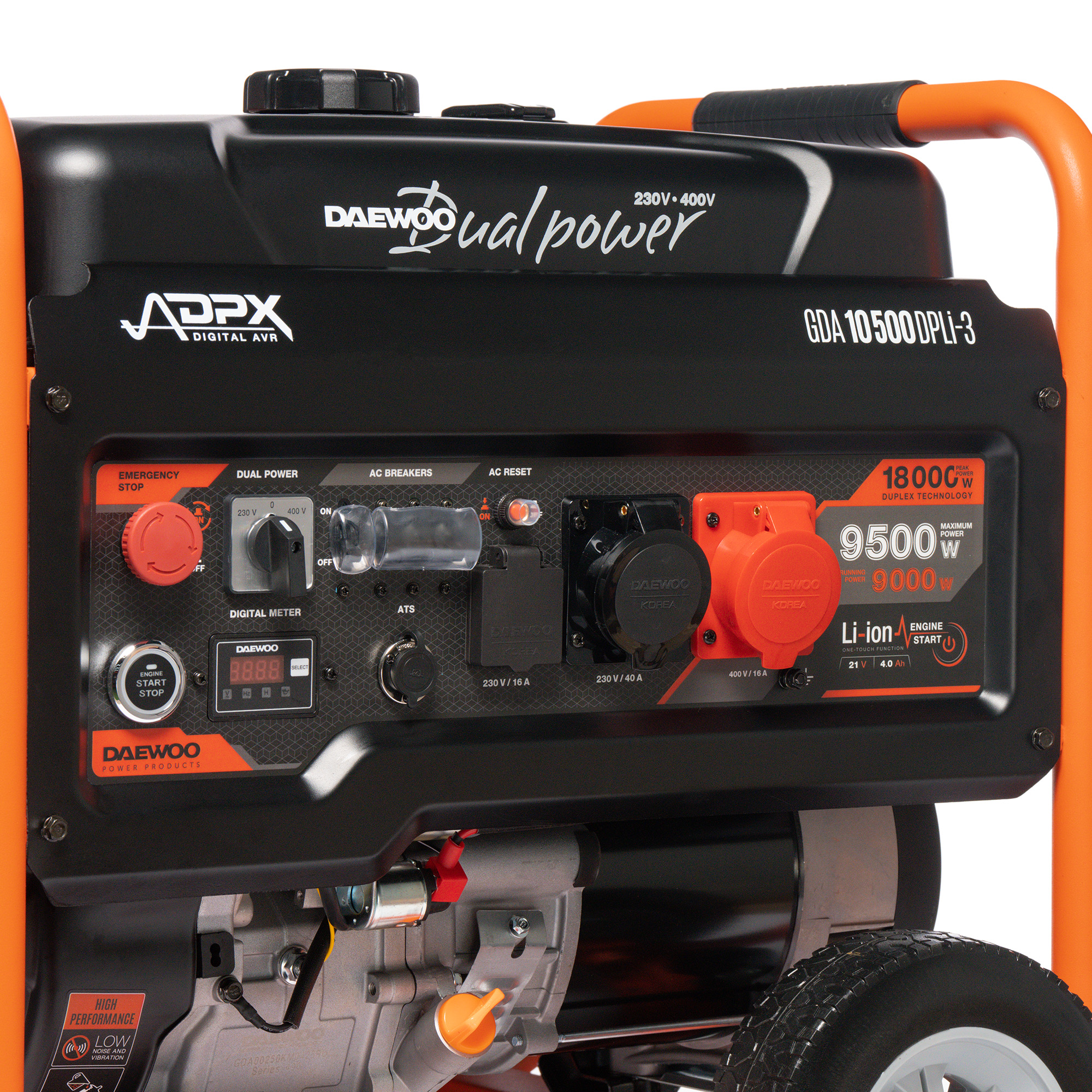 Бензиновый генератор DAEWOO GDA 10500DPLi-3