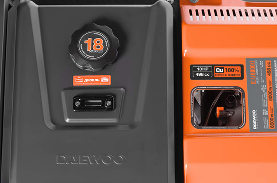 Дизельный генератор Daewoo DDAE 6000XE