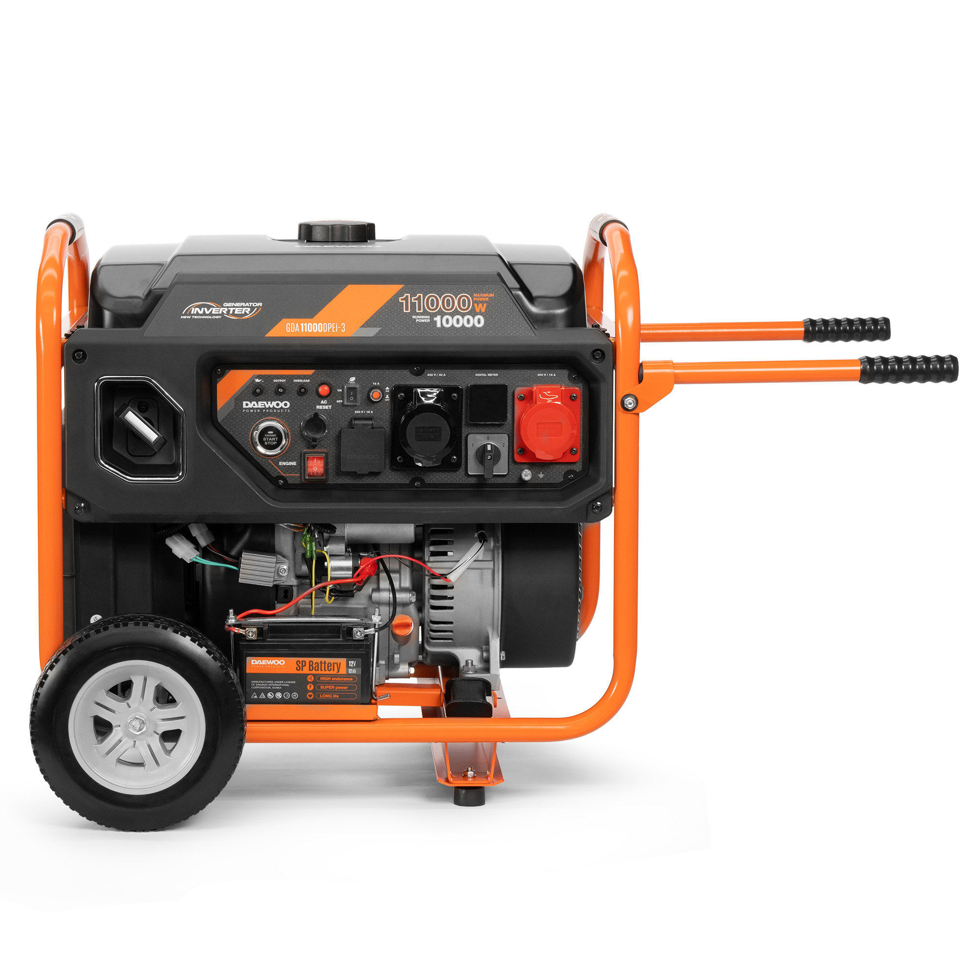 Инверторный бензиновый генератор DAEWOO GDA 11000DPEi-3
