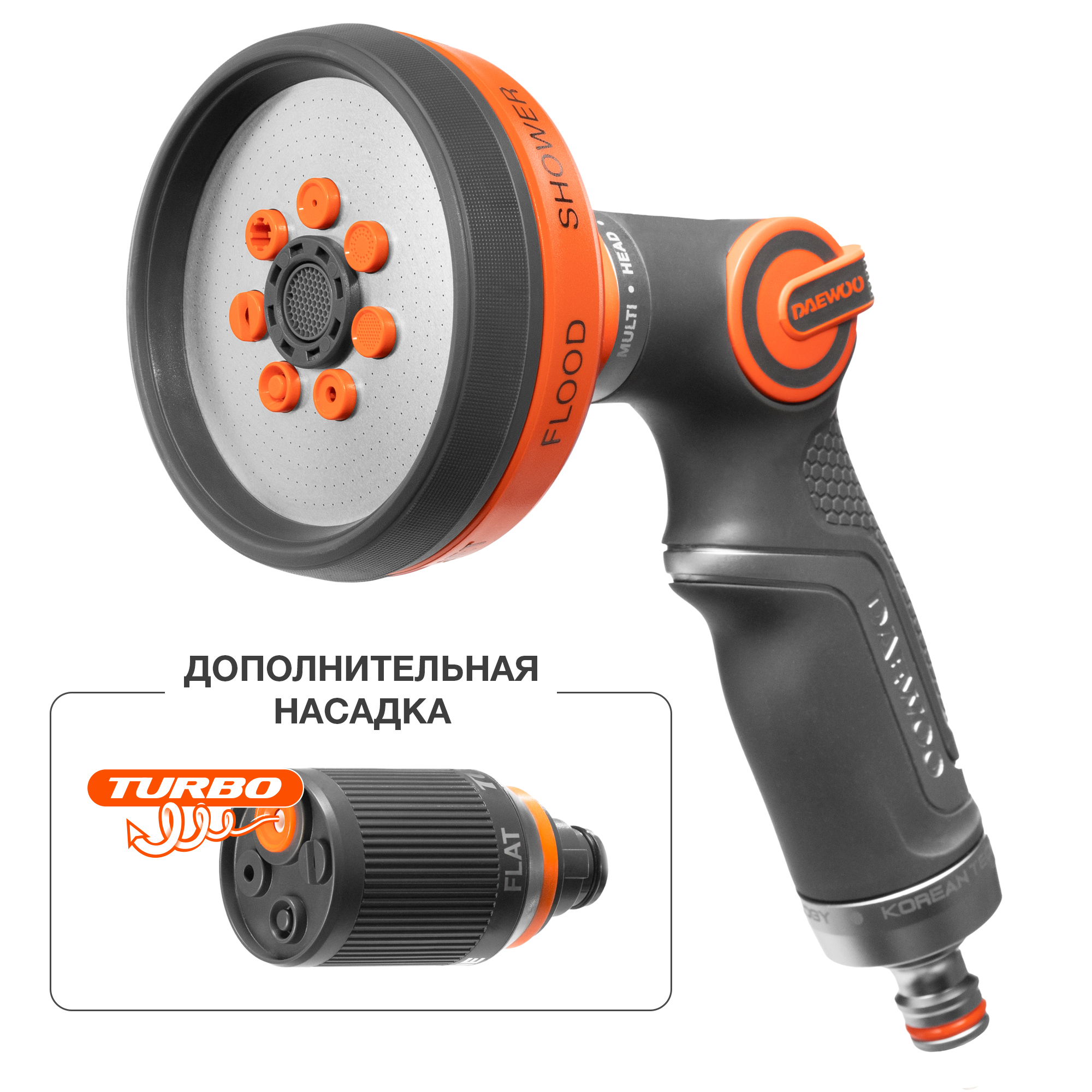 Пистолет-распылитель металлический х7 DAEWOO DWG 4145