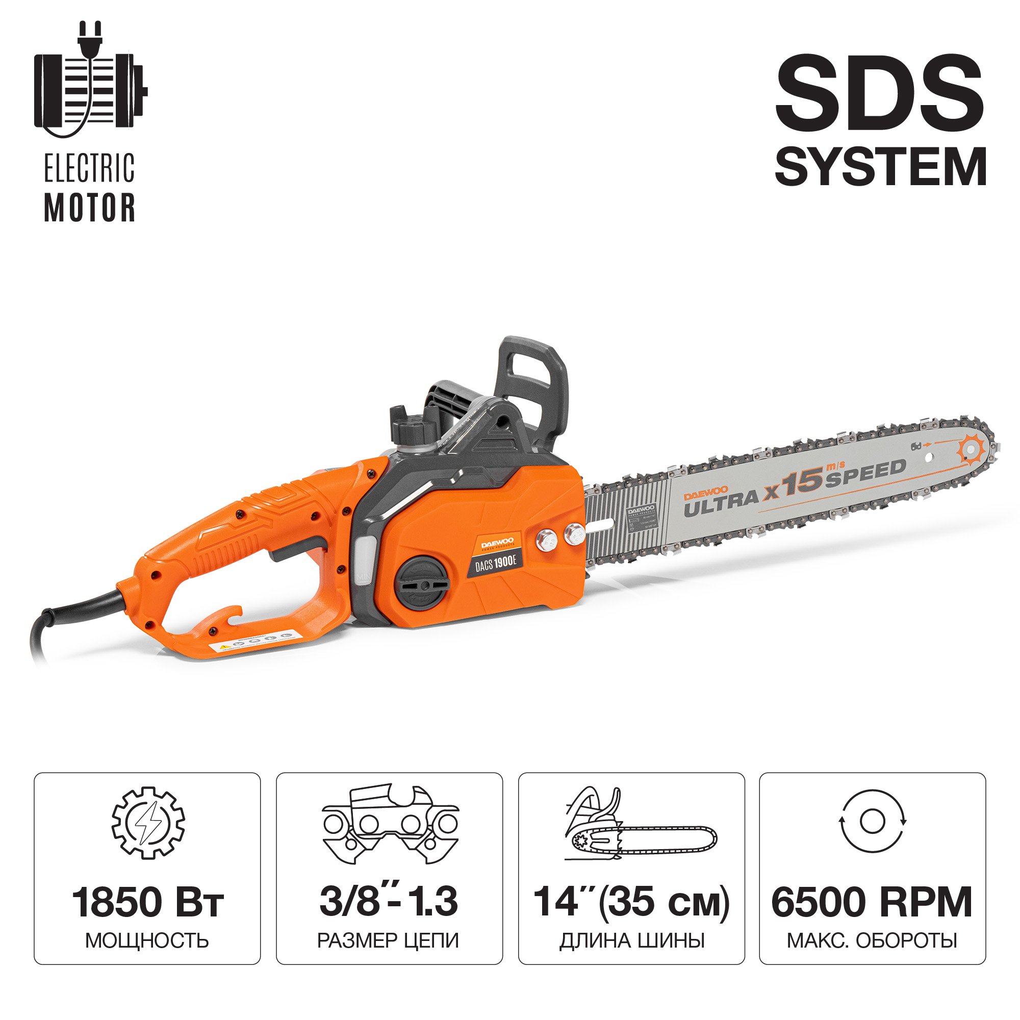 Нож для газонокосилки Daewoo DLM 385T