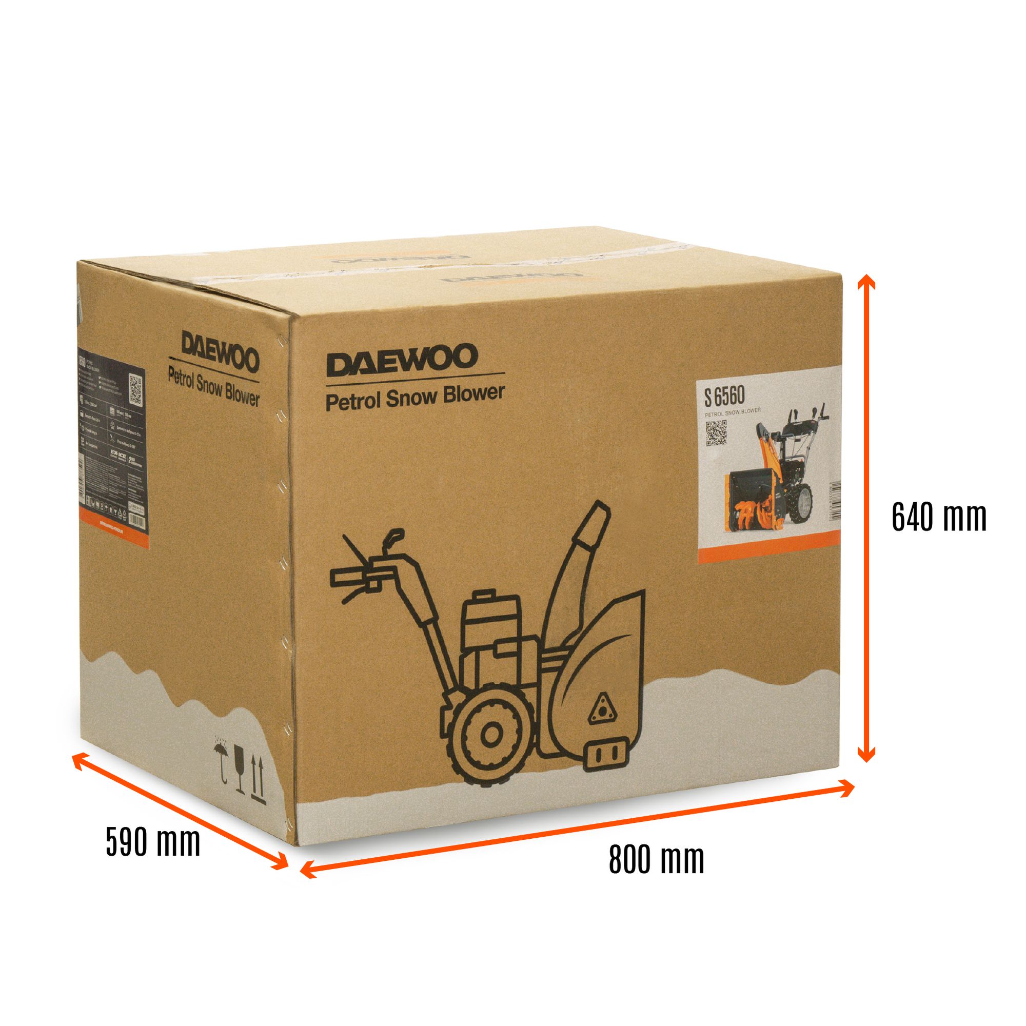 Снегоуборщик бензиновый DAEWOO S 6560