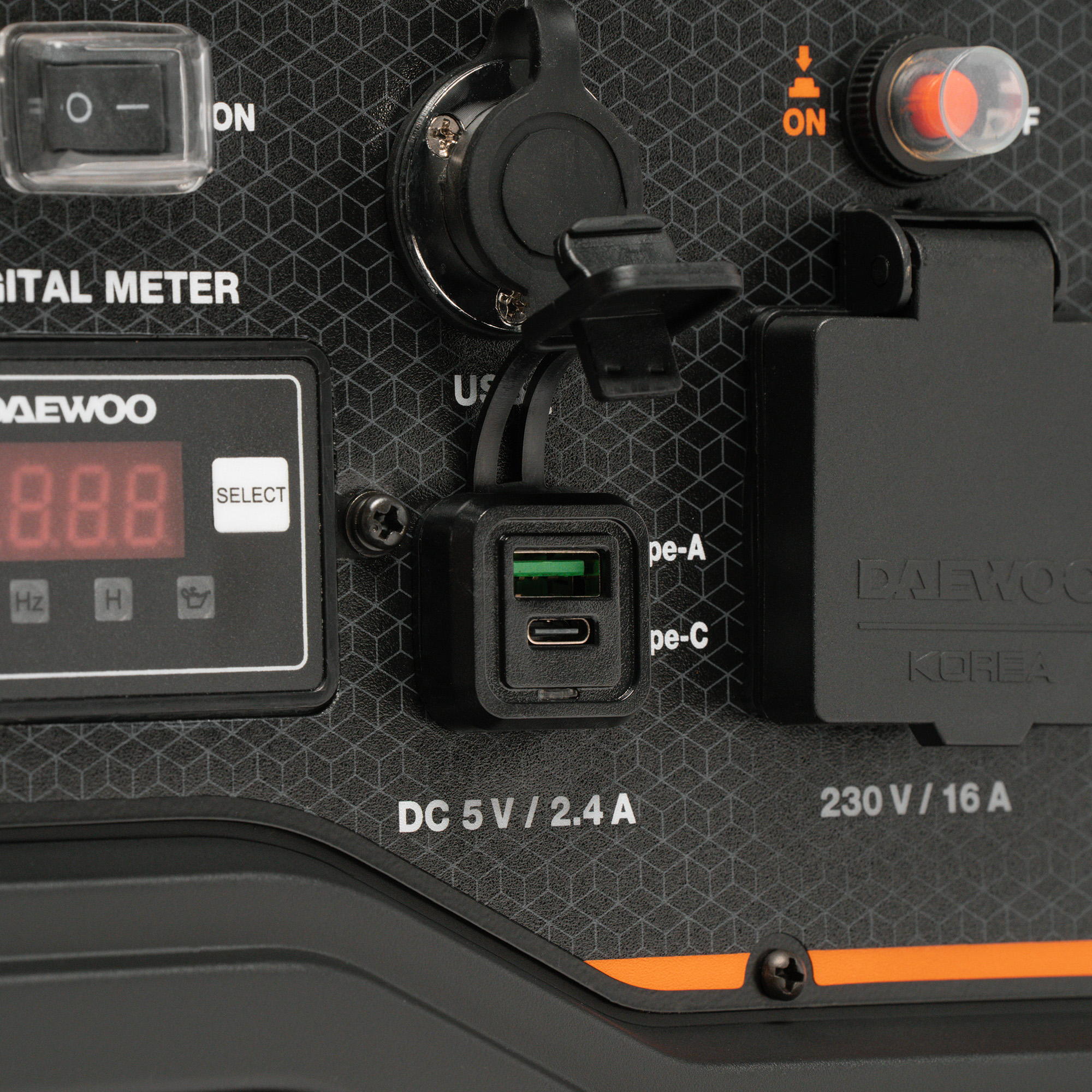 Инверторный бензиновый генератор DAEWOO GDA 8000Ei