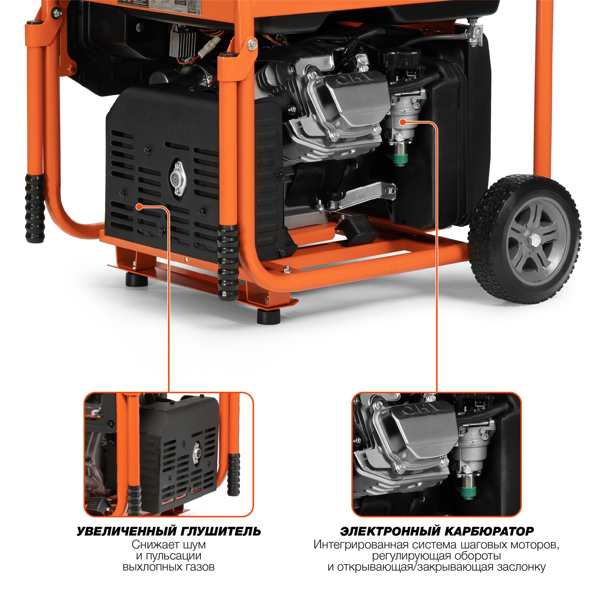 Инверторный бензиновый генератор DAEWOO GDA 8000Ei