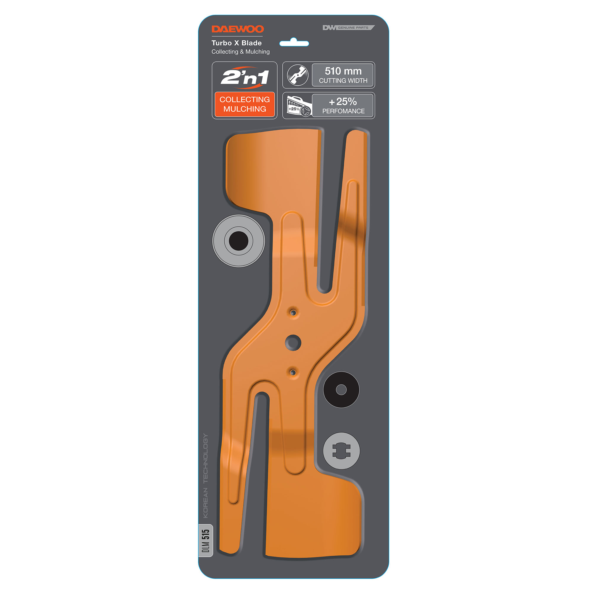 Нож для газонокосилки DAEWOO DLM 515