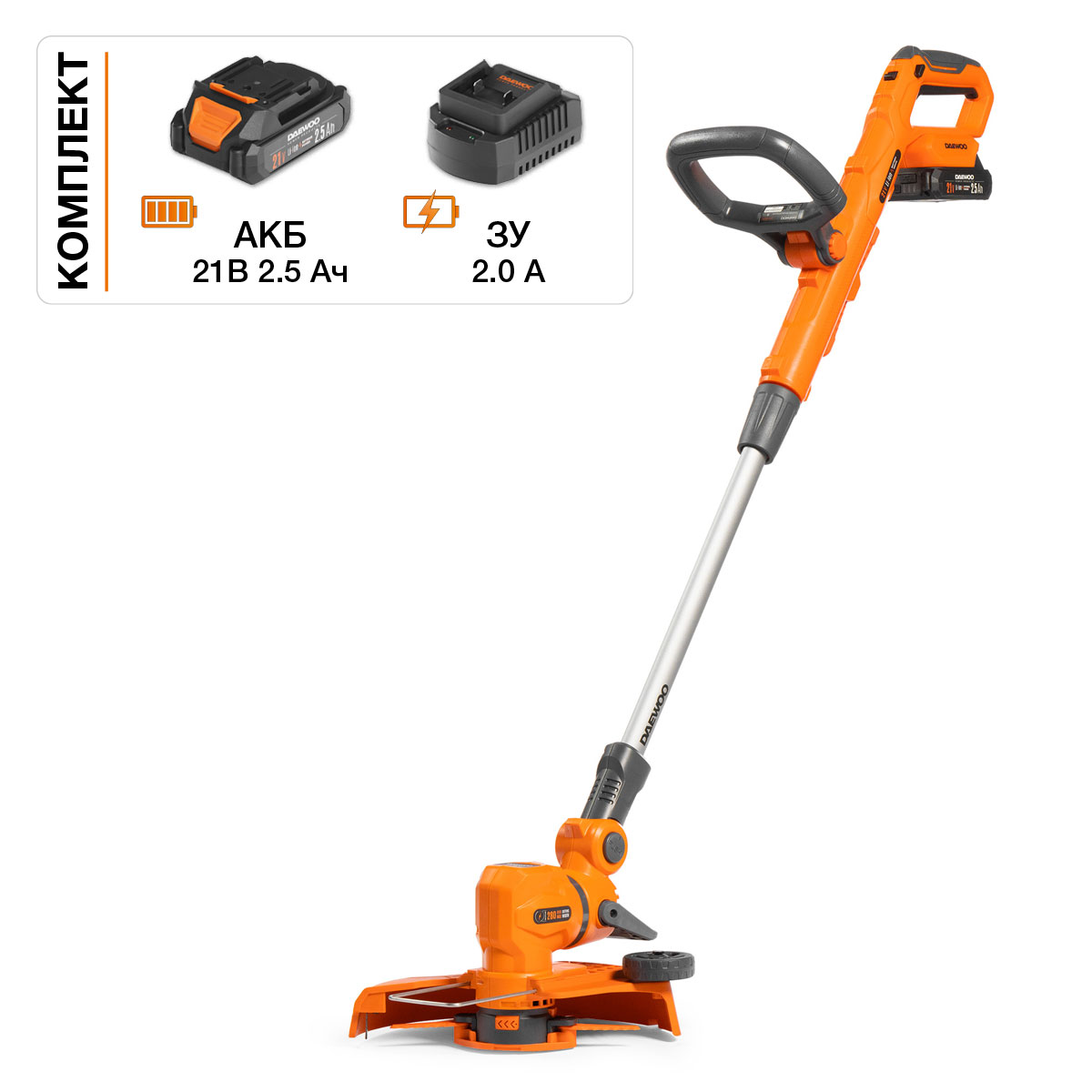 Триммер аккумуляторный DAEWOO DATR 3521Li SET