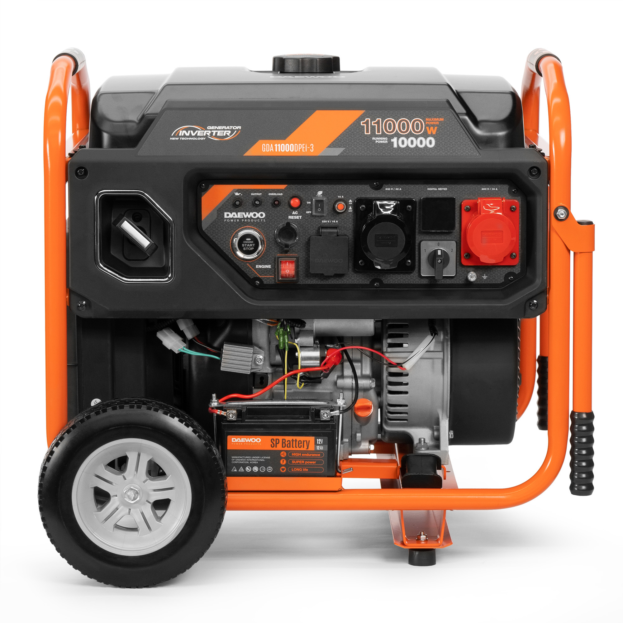 Инверторный бензиновый генератор DAEWOO GDA 11000DPEi-3