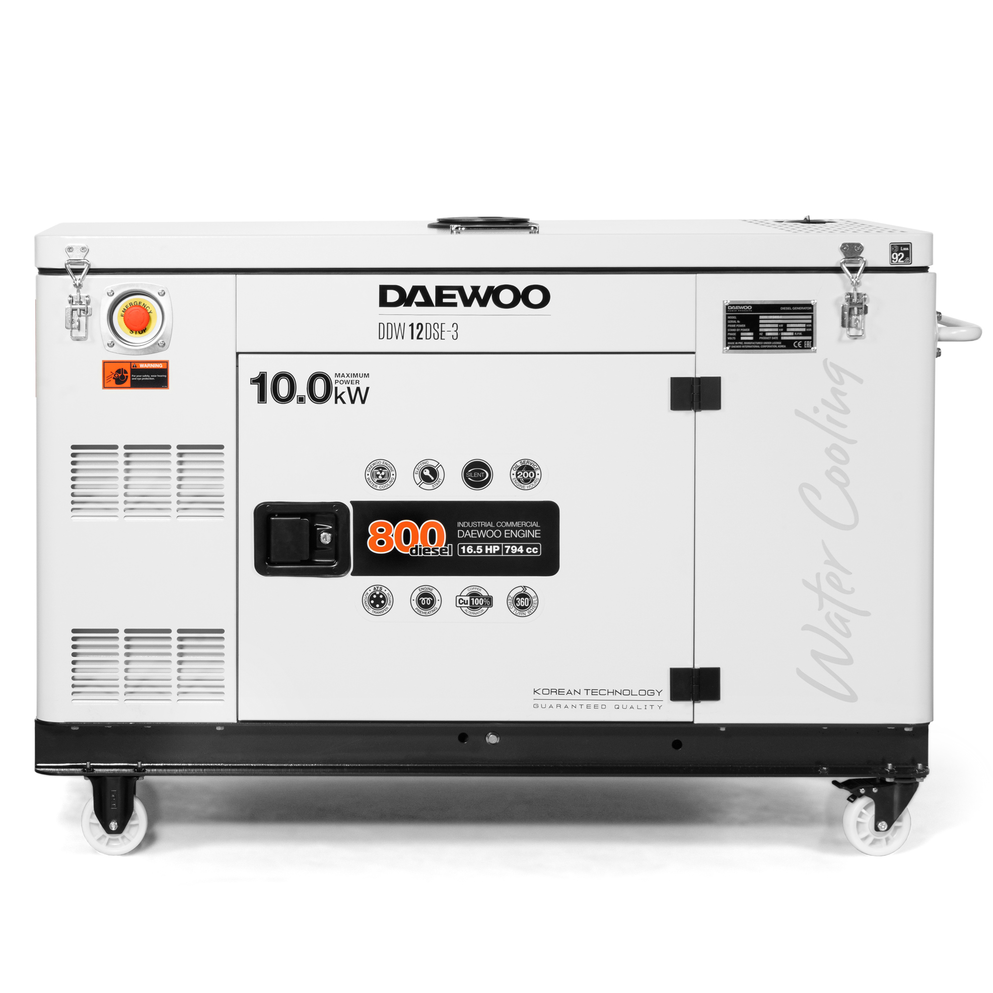 Дизельный генератор DAEWOO DDW 12 DSE-3