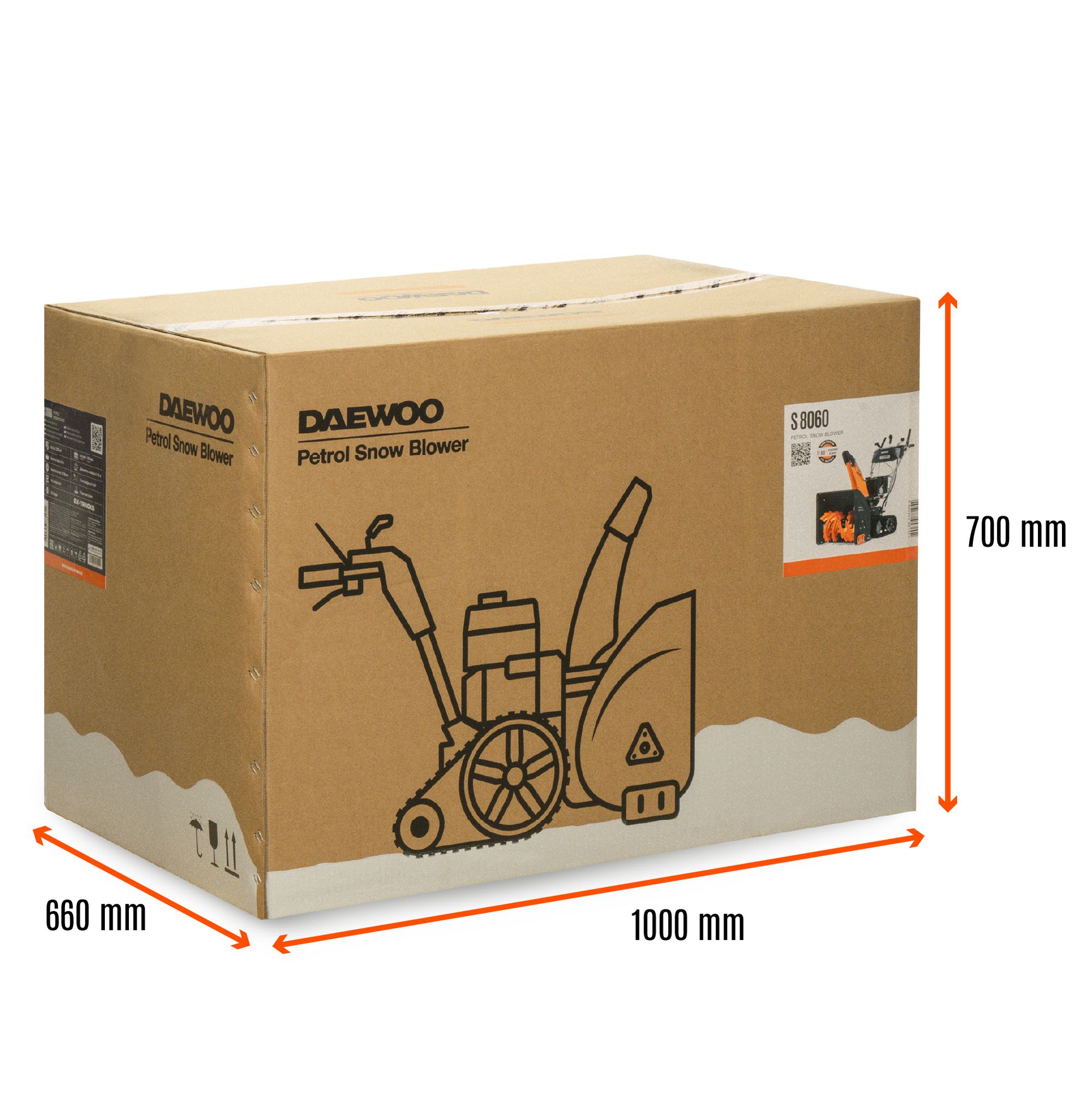 Снегоуборщик бензиновый DAEWOO S 8060