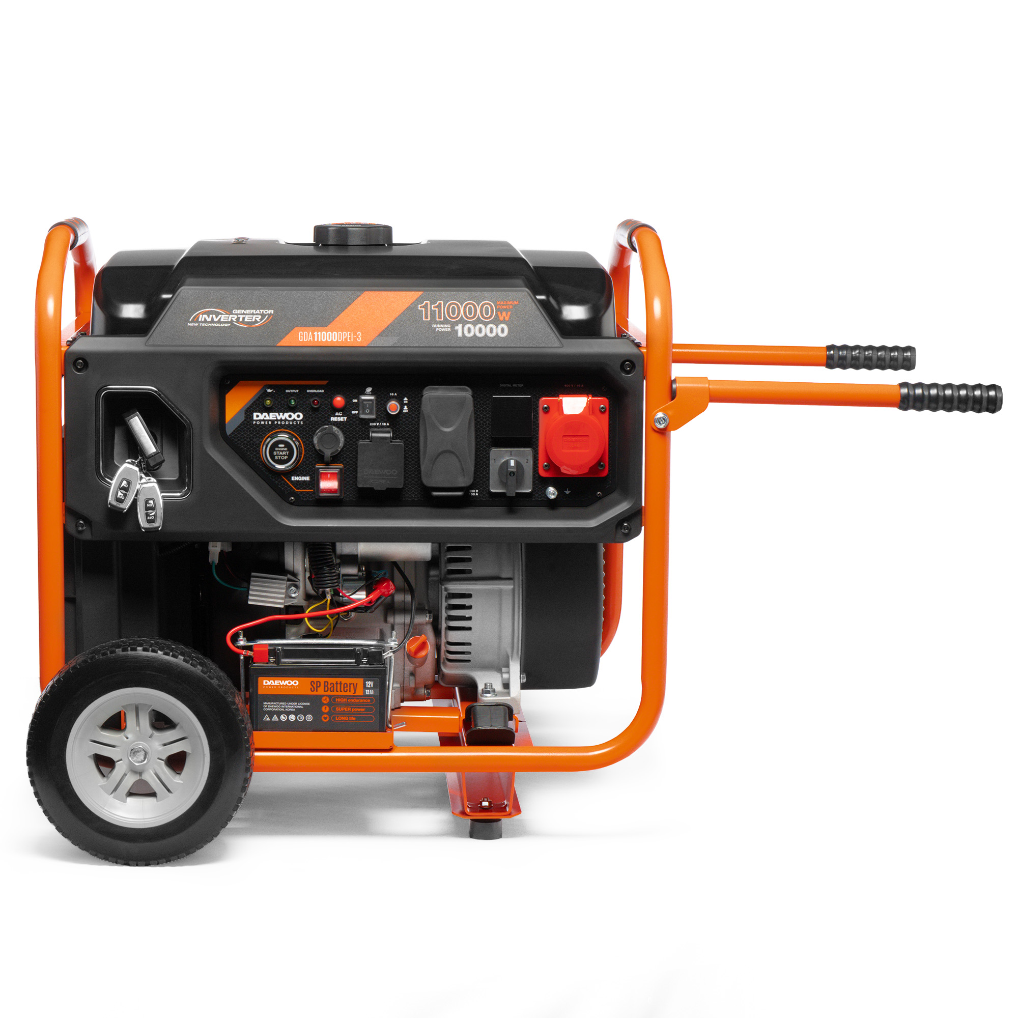 Инверторный бензиновый генератор DAEWOO GDA 11000DPEi-3