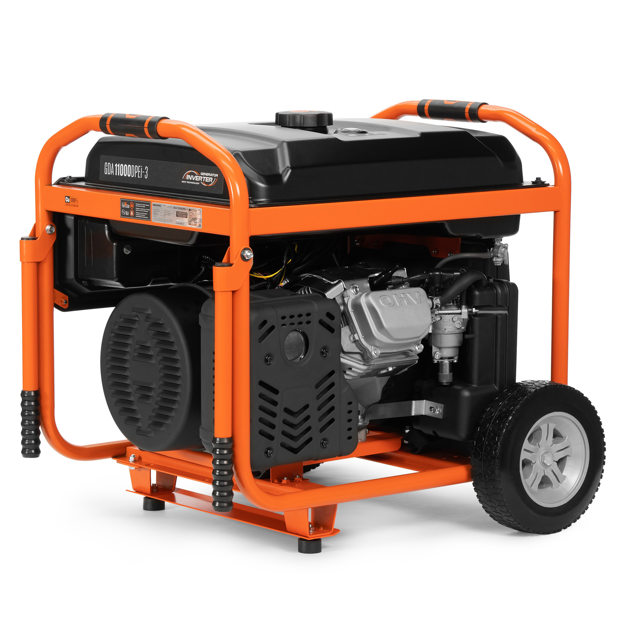 Инверторный бензиновый генератор DAEWOO GDA 11000DPEi-3