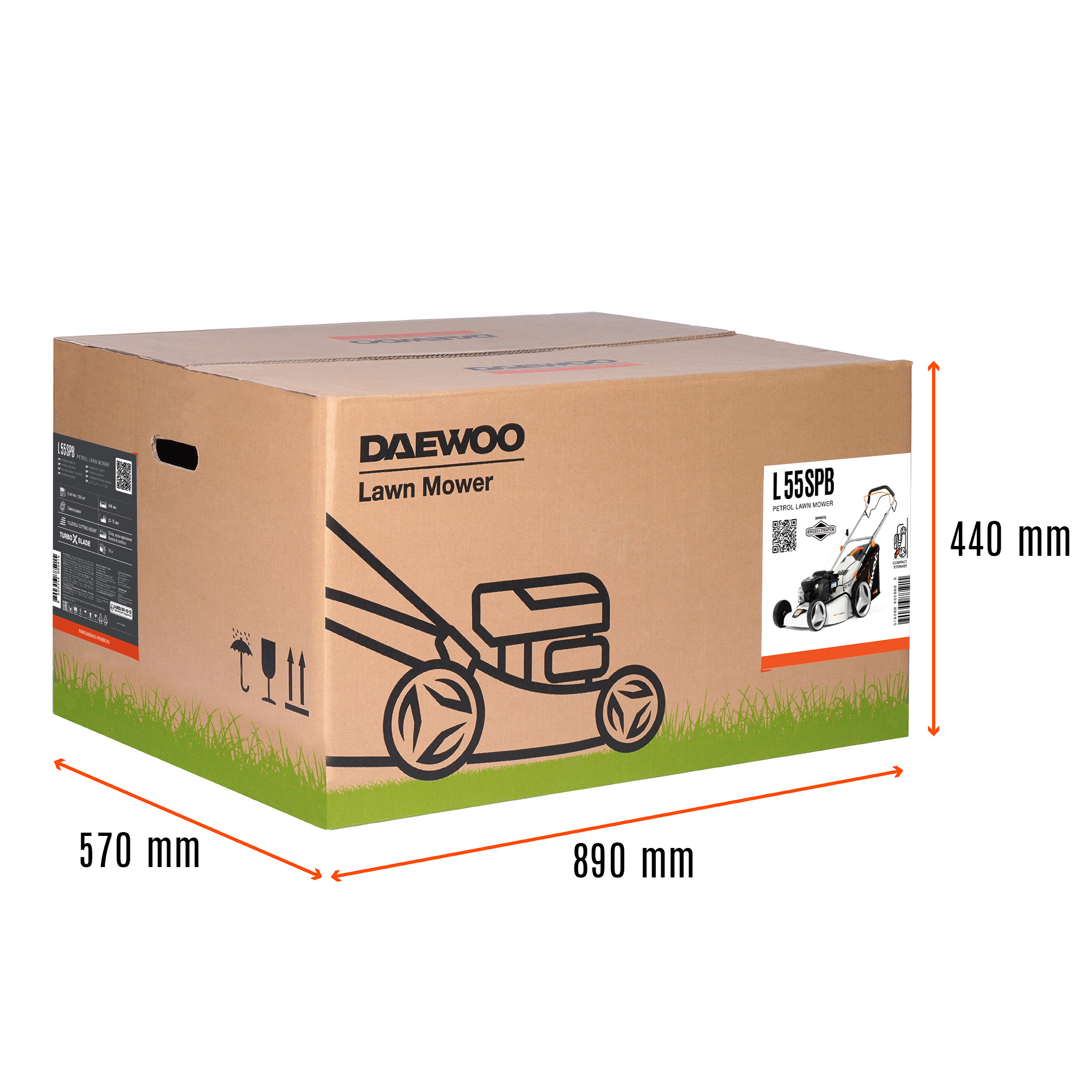 Газонокосилка бензиновая DAEWOO L 55SPB (X blade)