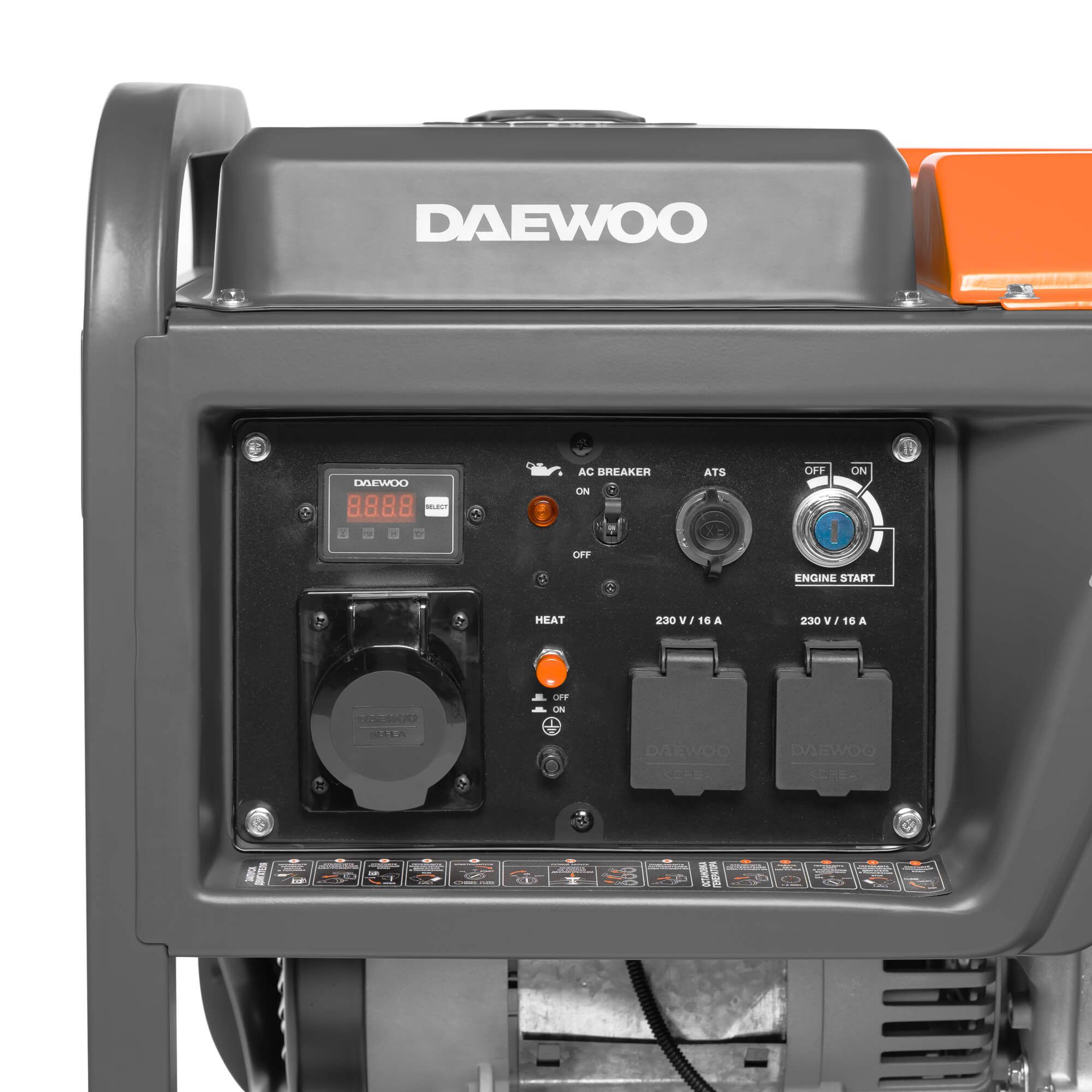 Дизельный генератор DAEWOO DDAE 6000XE