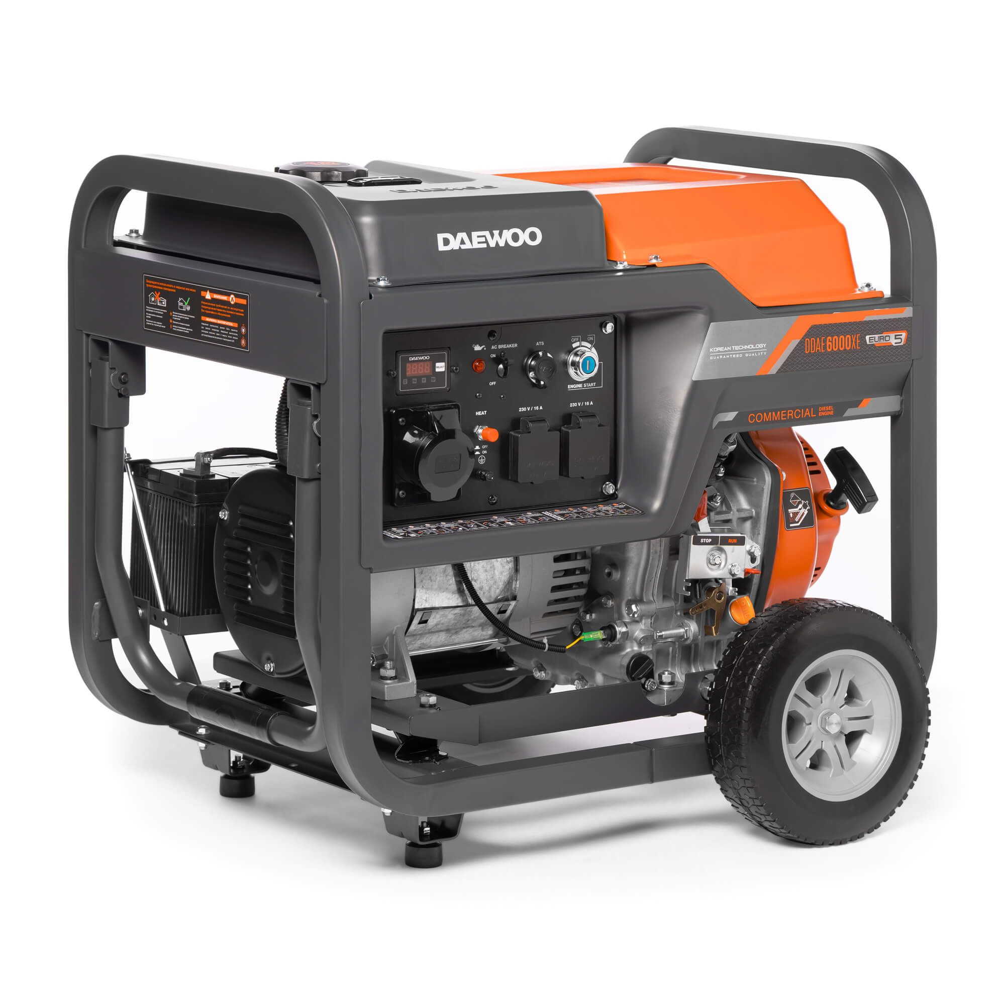 Дизельный генератор DAEWOO DDAE 6000XE