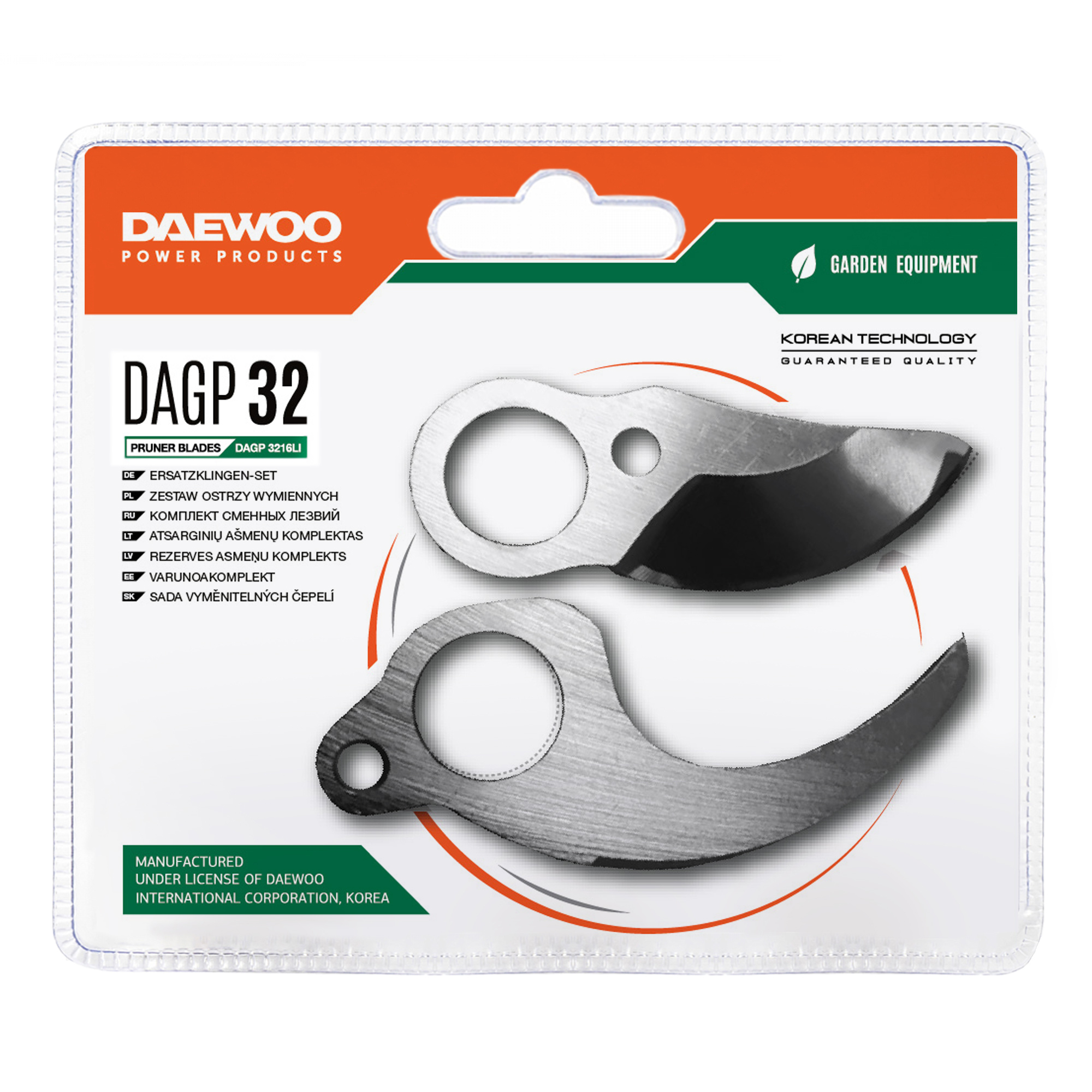 Секатор аккумуляторный DAEWOO ﻿DAGP 3216Li SET