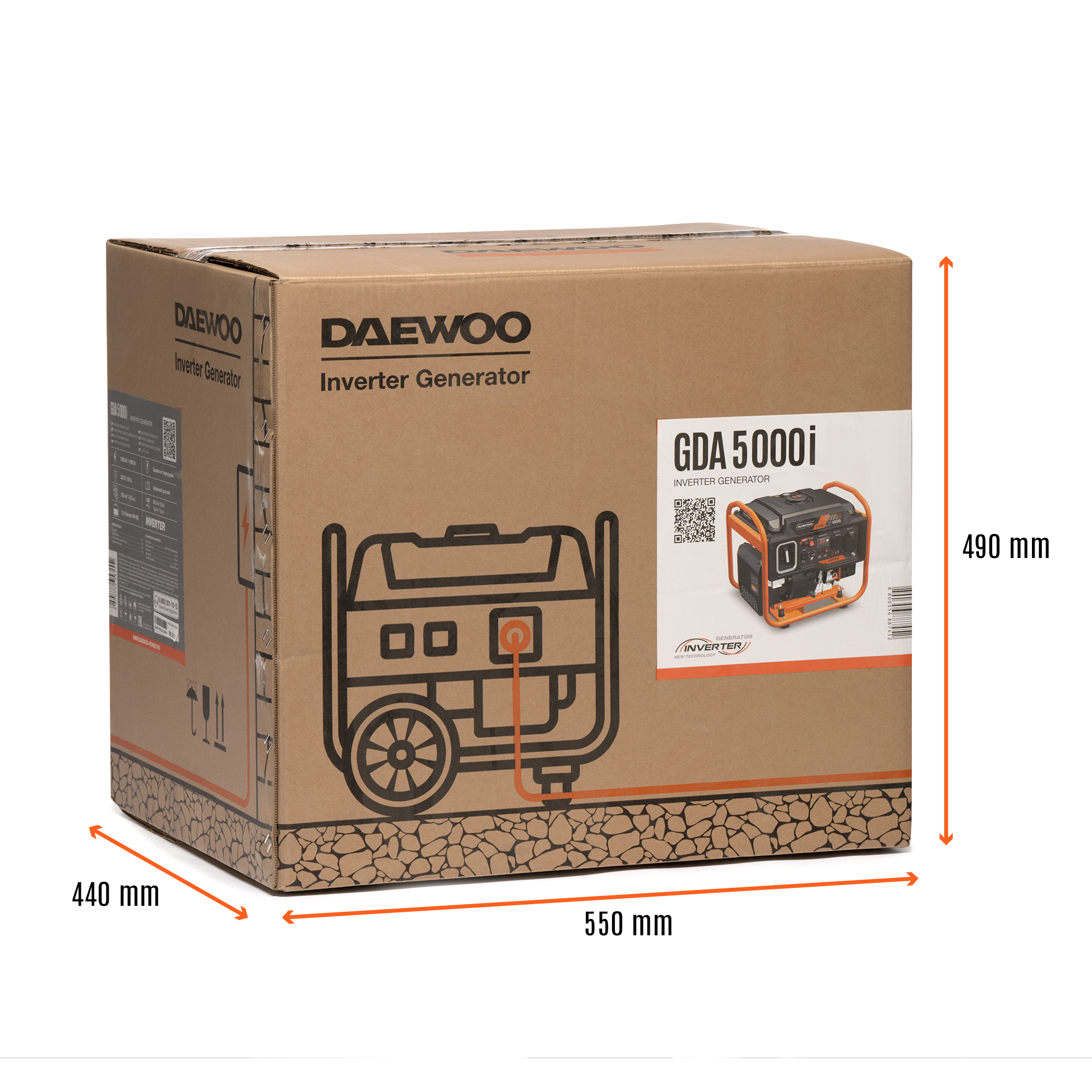 Инверторный бензиновый генератор DAEWOO GDA 5000i