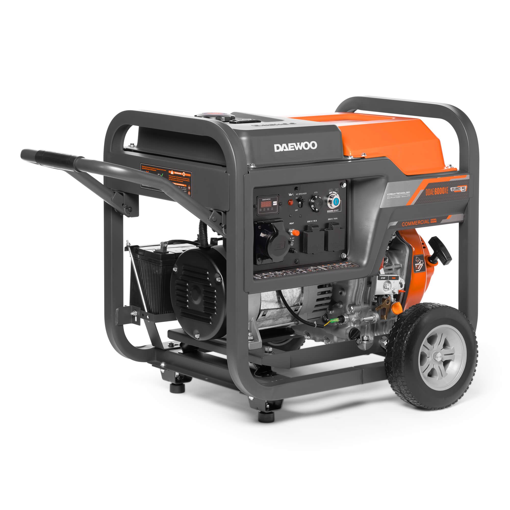 Дизельный генератор DAEWOO DDAE 6000XE