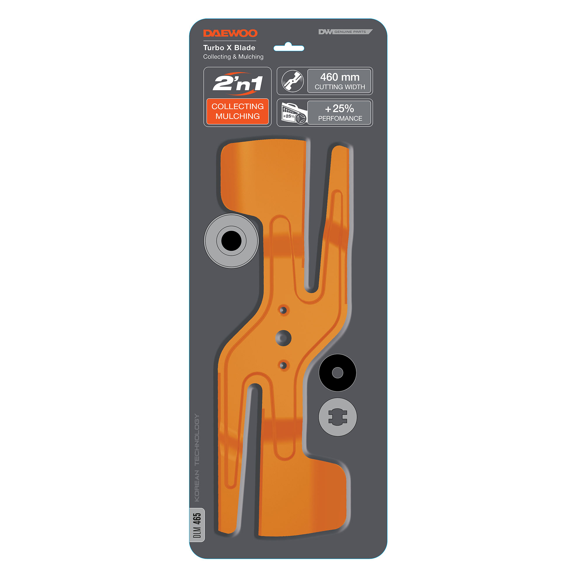 Нож для газонокосилки DAEWOO DLM 465