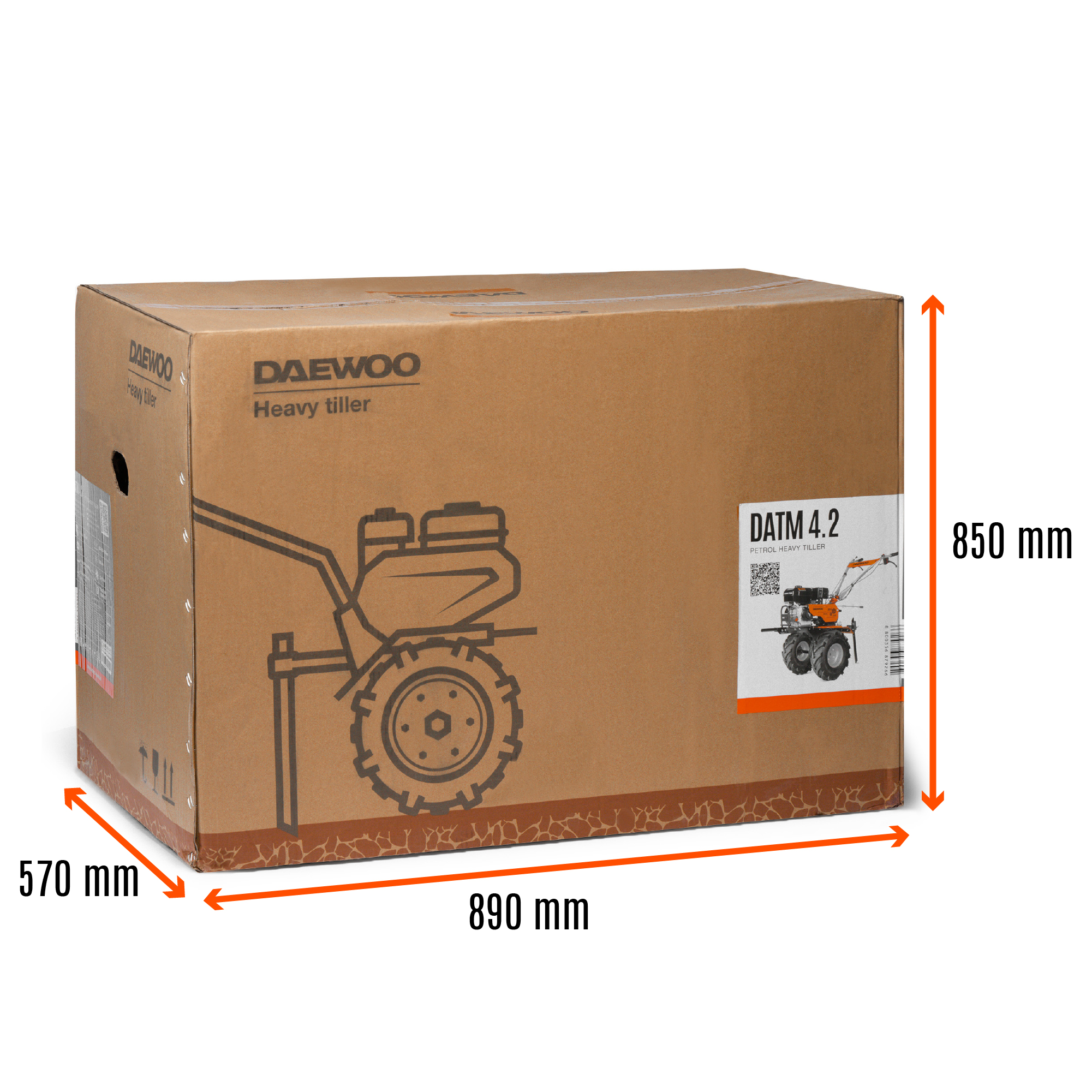 Мотоблок бензиновый DAEWOO DATM 4.2