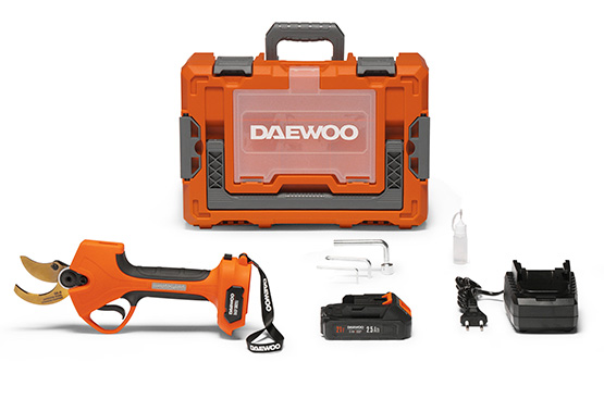 Секатор аккумуляторный DAEWOO&nbsp;DAGP&nbsp;3821Li SET