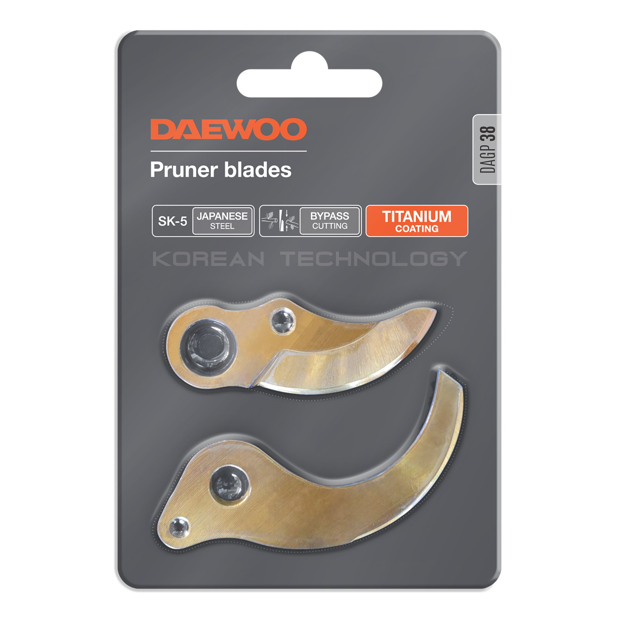 Комплект сменных лезвий для секатора DAEWOO DAGP 38