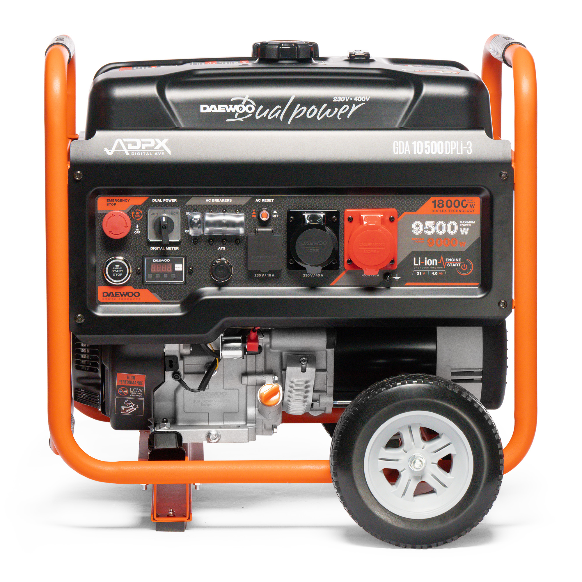 Бензиновый генератор DAEWOO GDA 10500DPLi-3