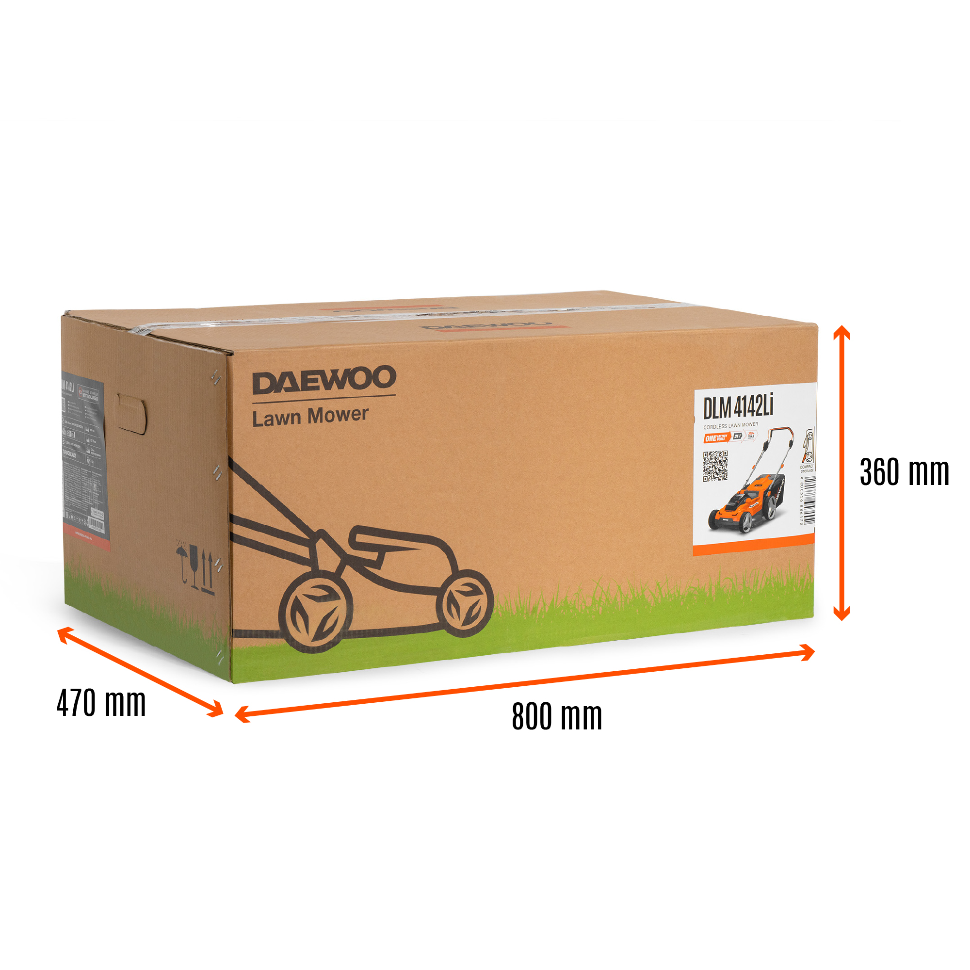 Газонокосилка аккумуляторная DAEWOO DLM 4142Li