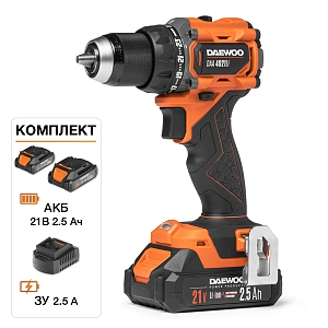 Дрель-шуруповерт аккумуляторная Daewoo DAA 3021Li SET